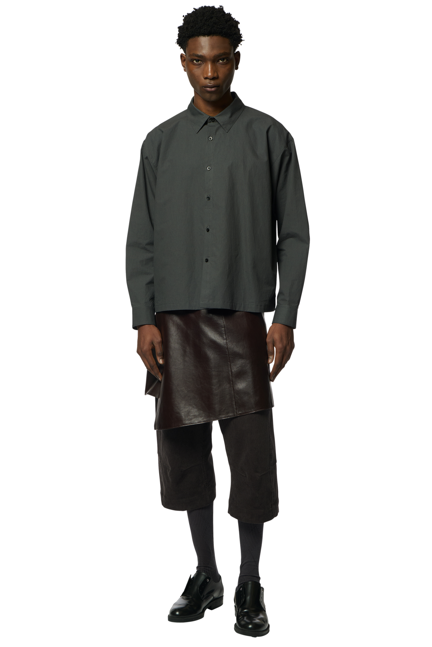WRAPPED SKIRT / SHEEP SKIN