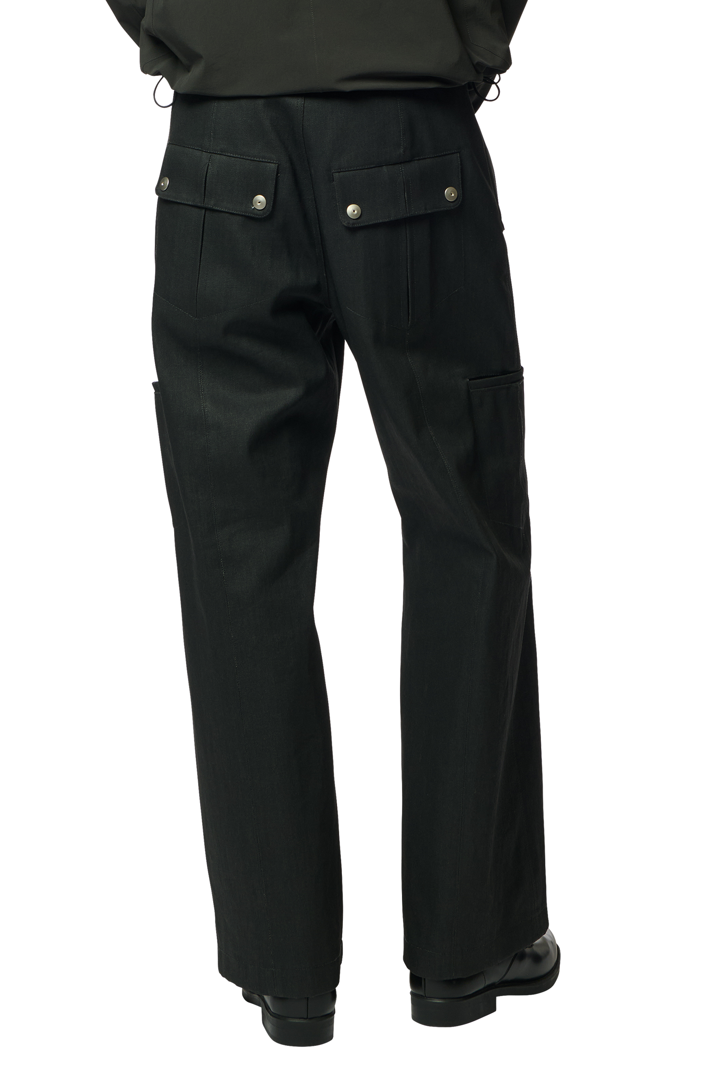 CAROL TROUSERS / COATED DENIM