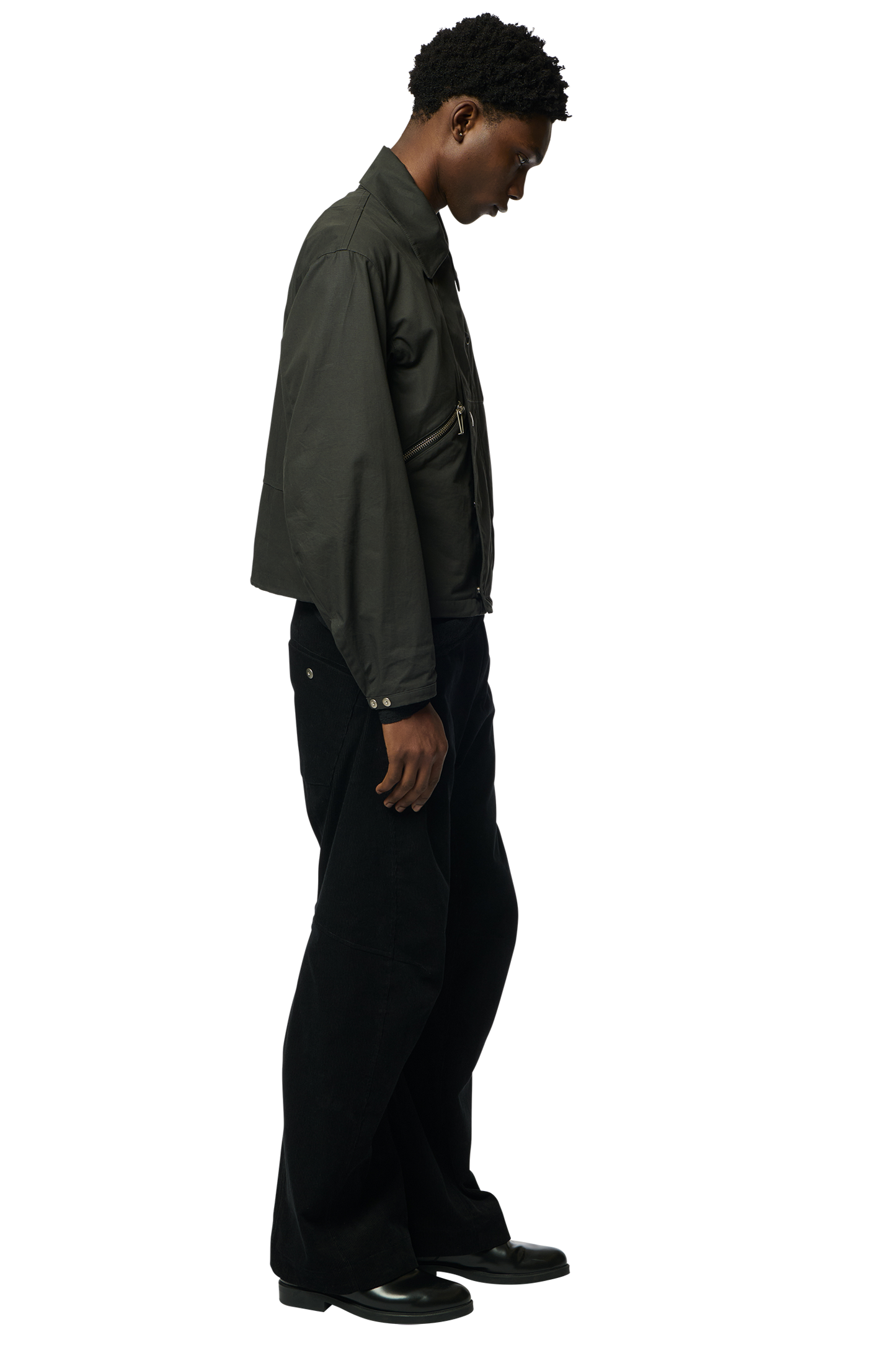DRAWCORD BLOUSON / COTTON GABARDINE