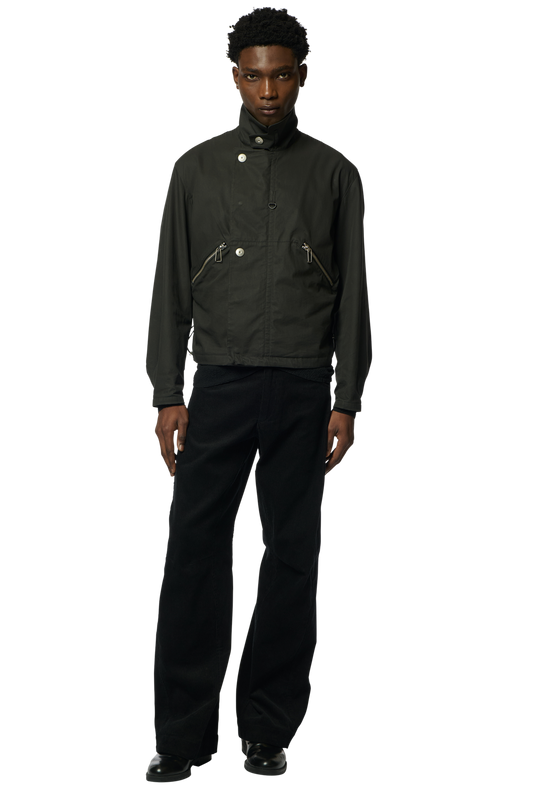 DRAWCORD BLOUSON / COTTON GABARDINE