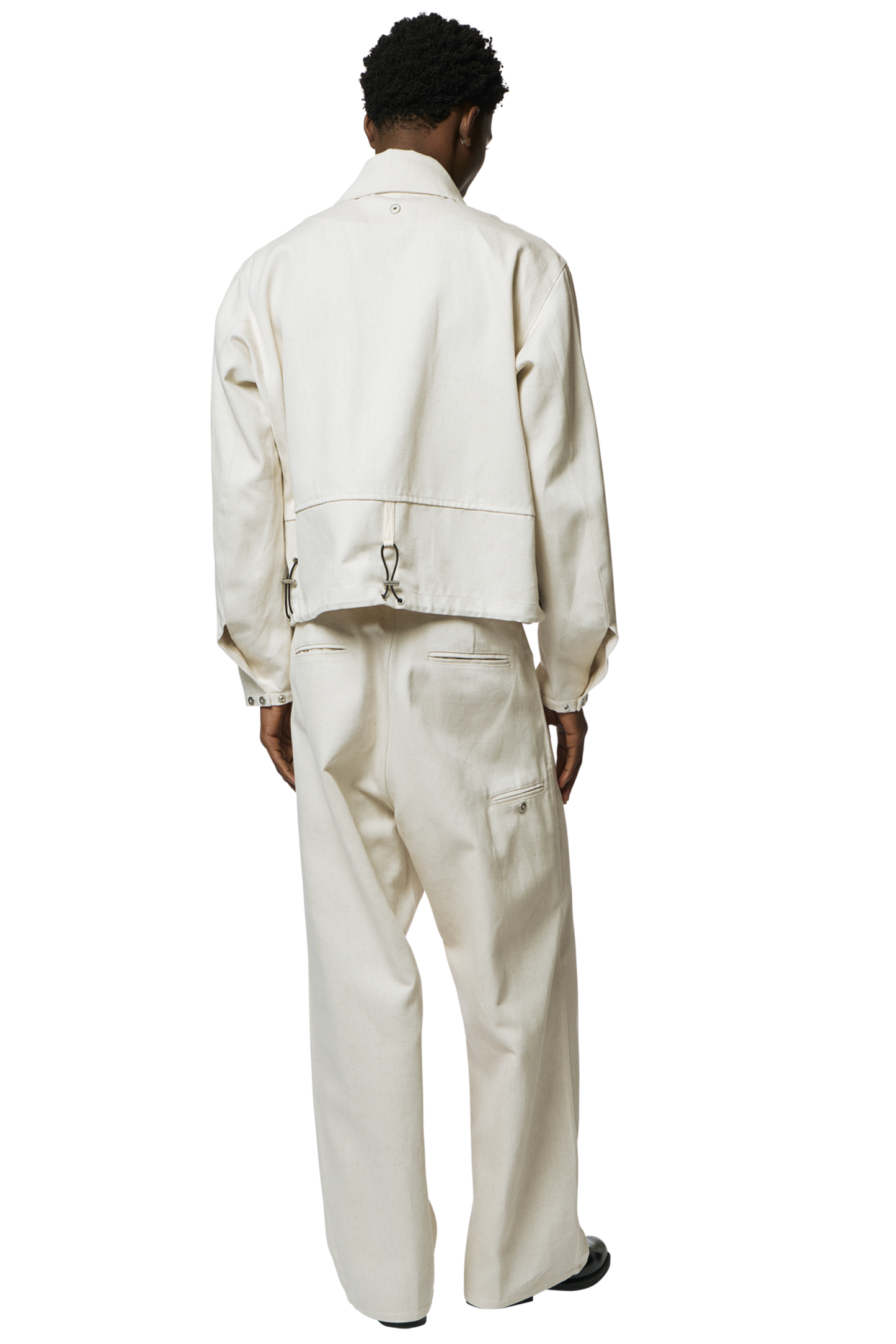 DRAWCORD BLOUSON / HEMP CANVAS
