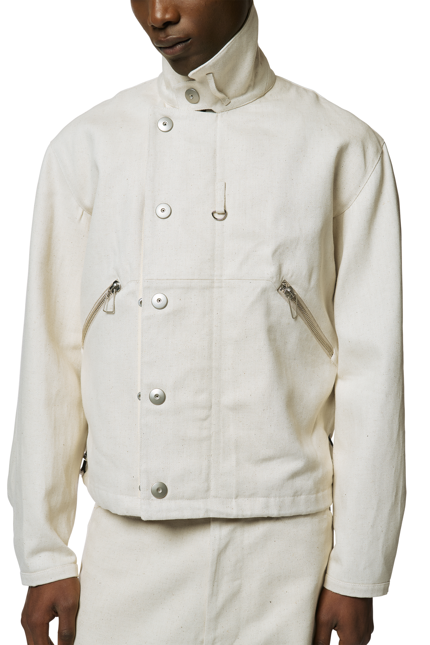 DRAWCORD BLOUSON / HEMP CANVAS