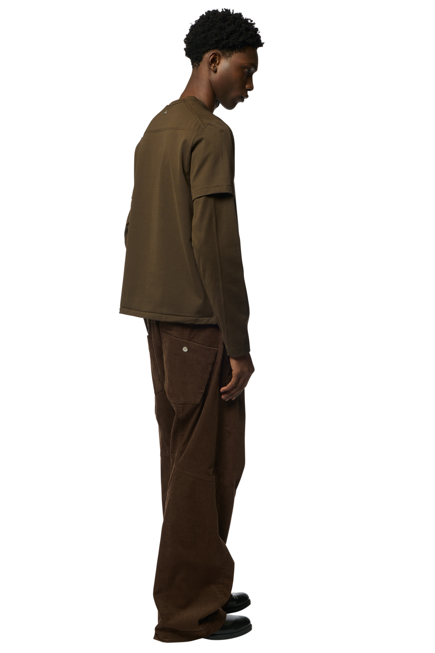 COTTON T / BROWN SINGLE JERSEY