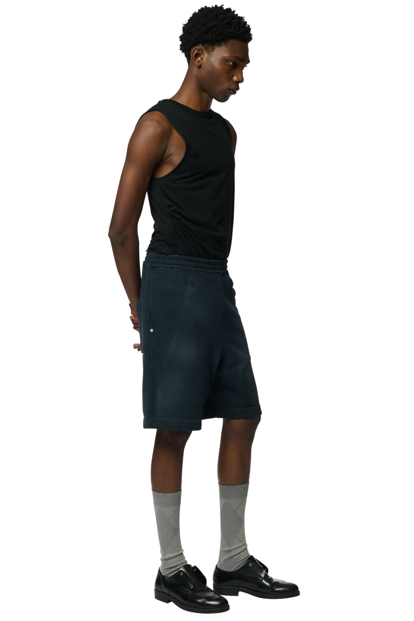 RIVETED LOUNGE SHORTS / DYED JERSEY