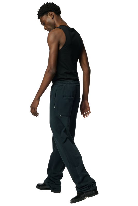 RIVETED LOUNGE PANTS / DYED JERSEY