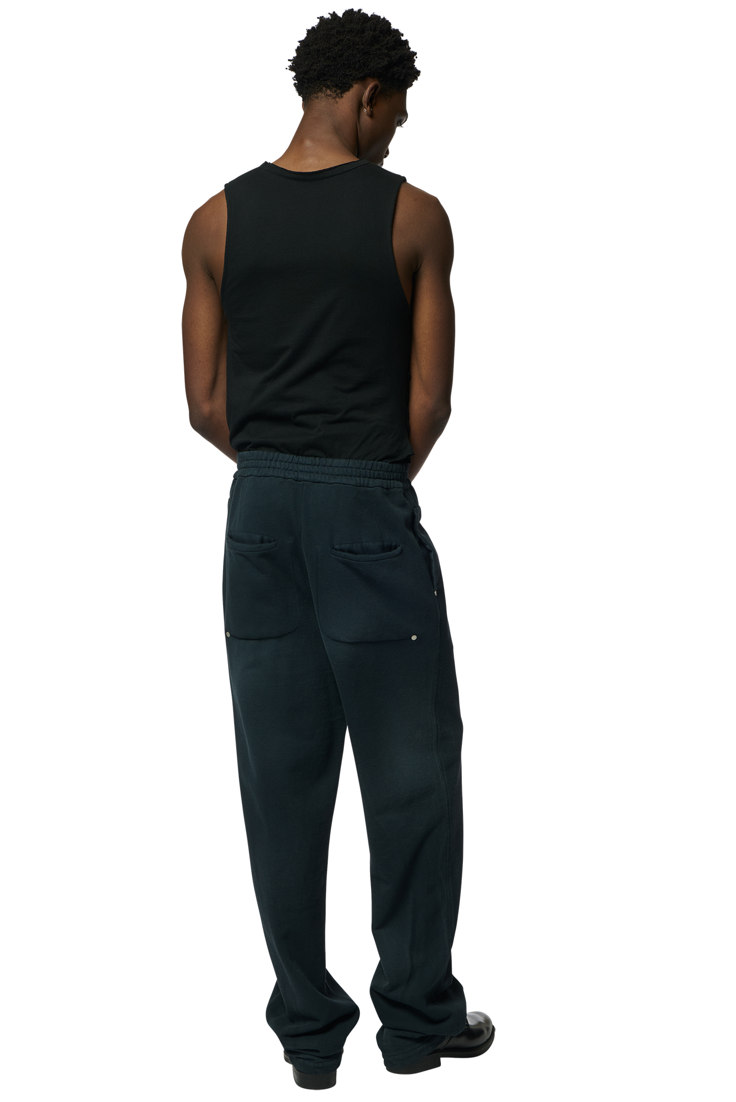 RIVETED LOUNGE PANTS / DYED JERSEY