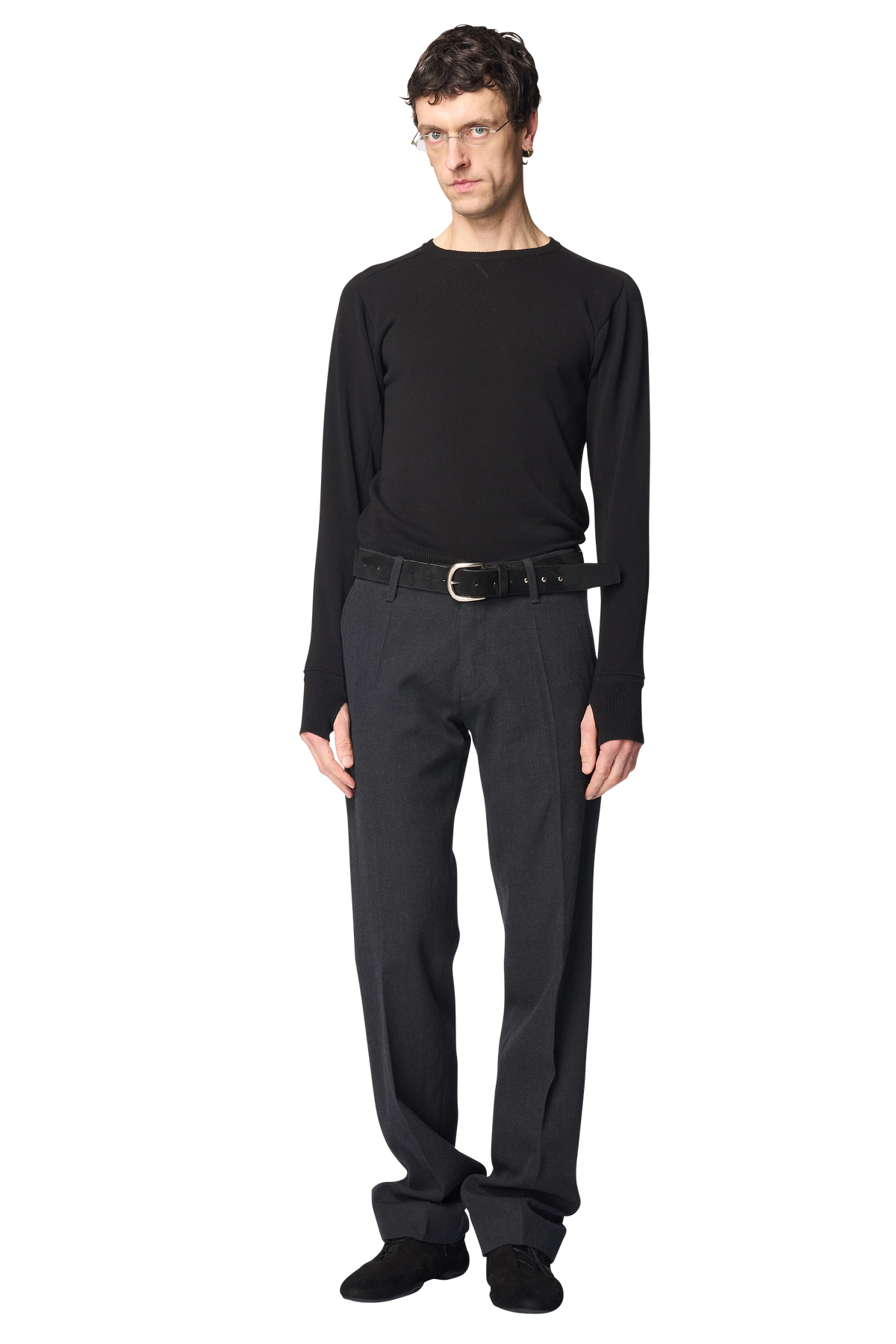 MASS BELT / SHEEP SILKY SUEDE