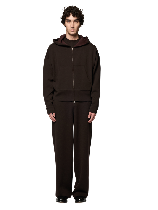 ORDO KNITTED PARKA / ULTRA FINE MERINO WOOL