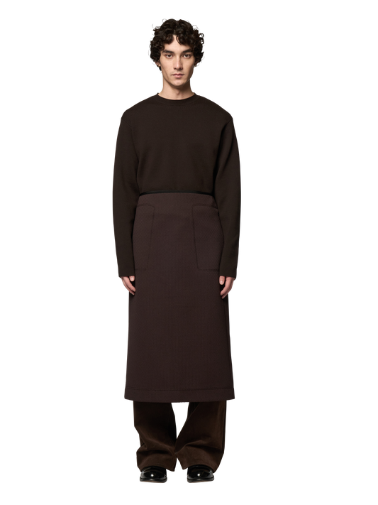 LONG SKIRT / BLISTER JACQUARD