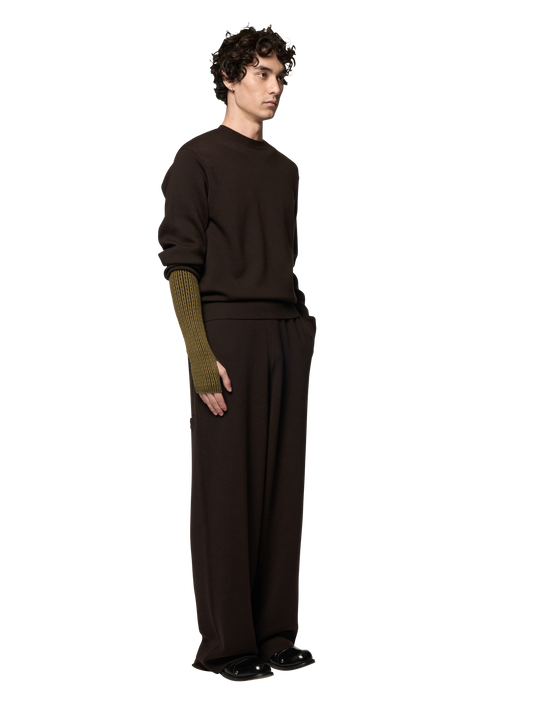 SLANTED ARM WARMER / ULTRA FINE MERINO WOOL