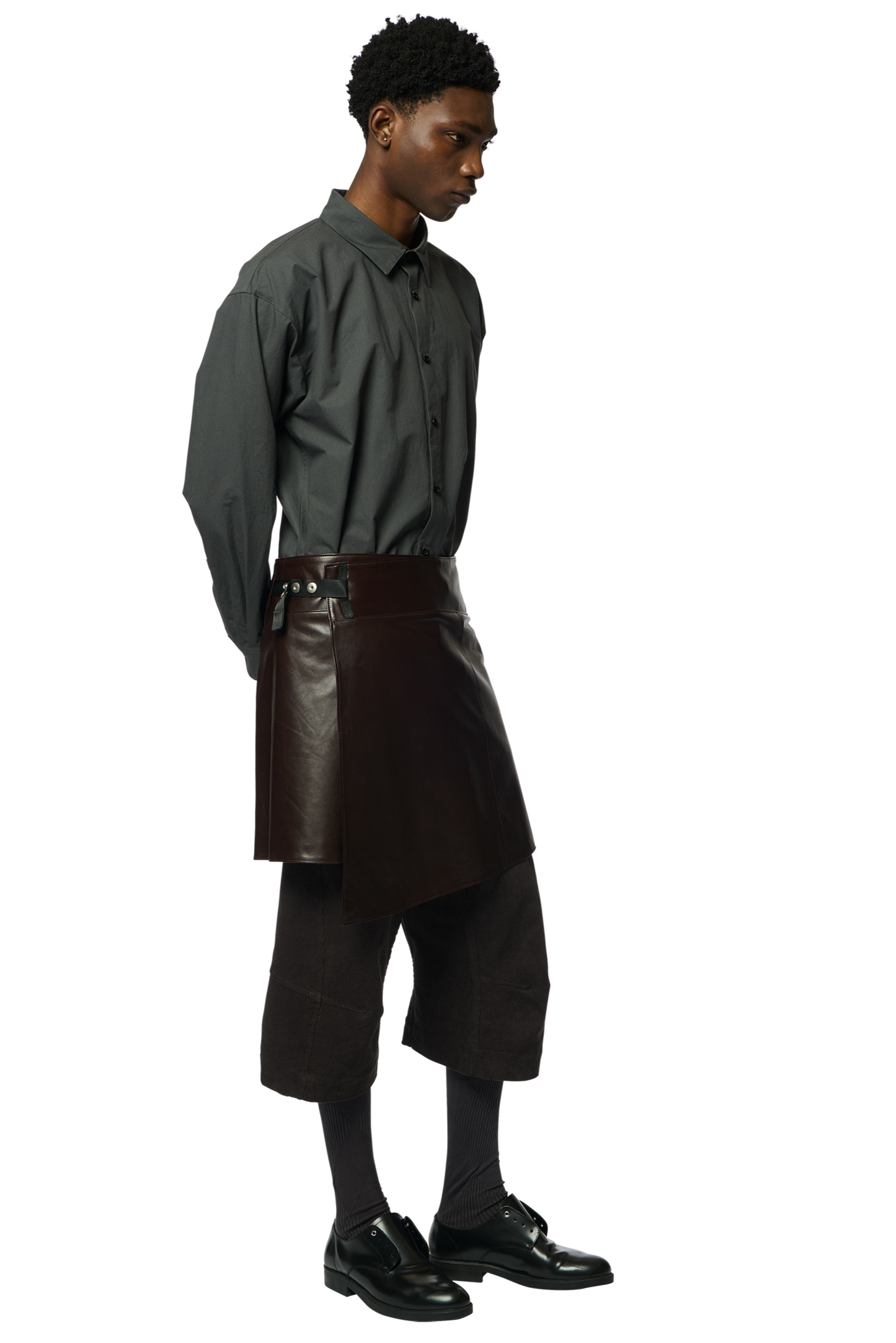 WRAPPED SKIRT / SHEEP SKIN