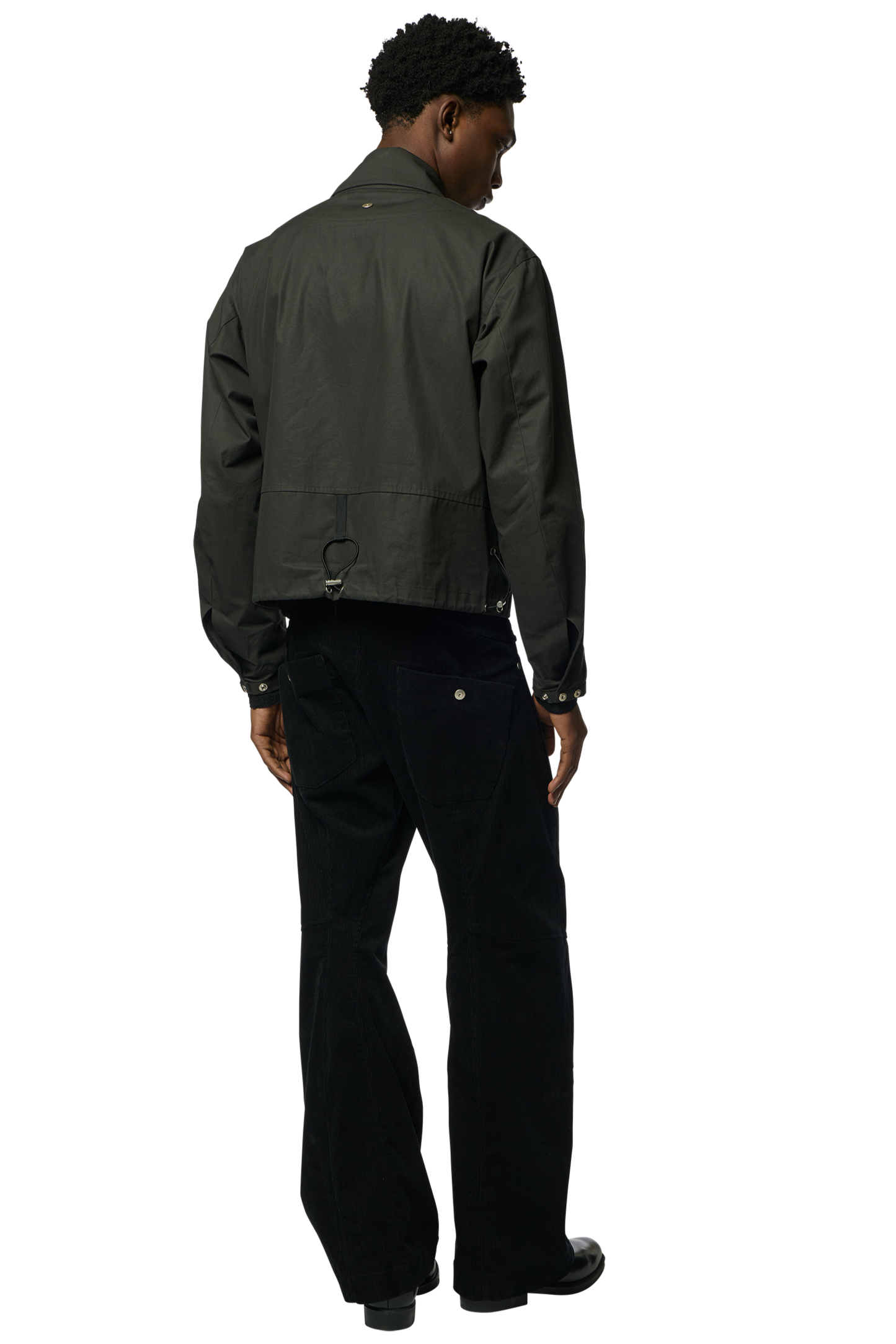 DRAWCORD BLOUSON / COTTON GABARDINE