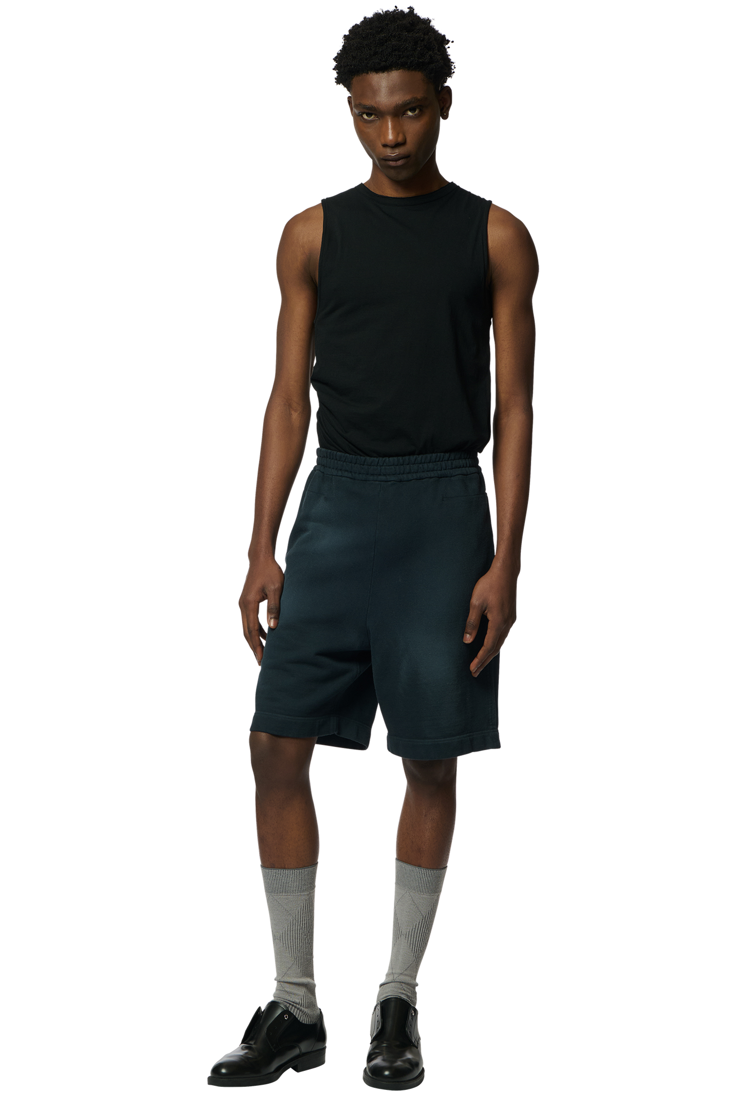 RIVETED LOUNGE SHORTS / DYED JERSEY