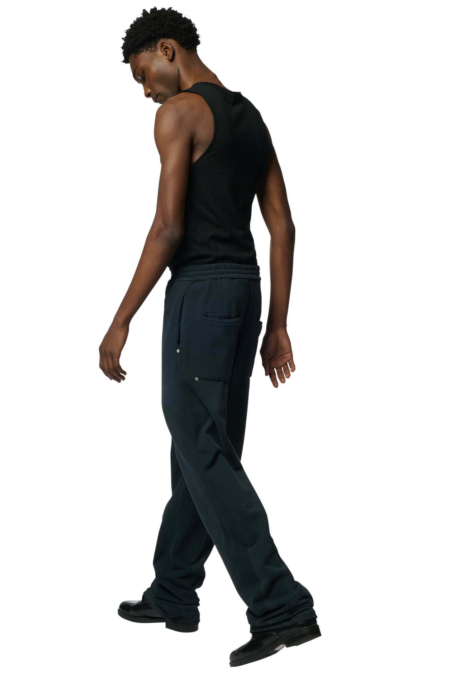 RIVETED LOUNGE PANTS / DYED JERSEY