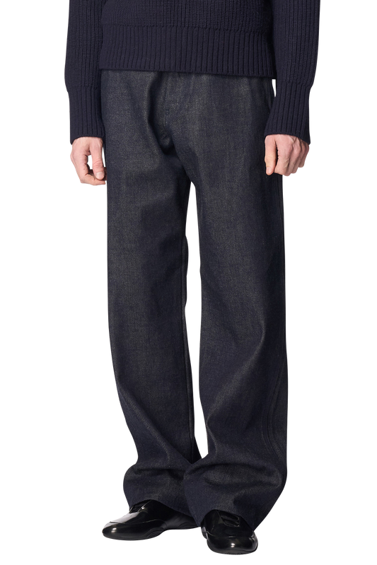 5 PKT TROUSERS / BLUE DENIM