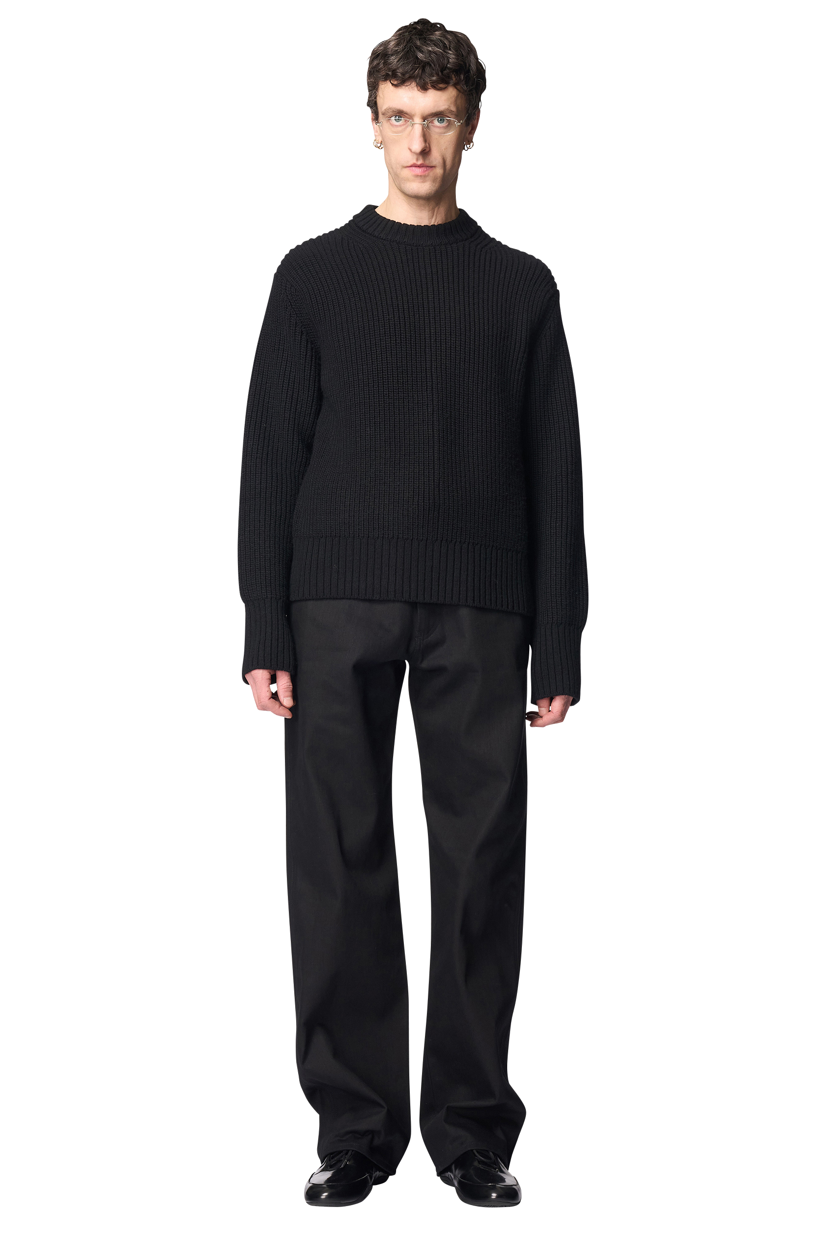 5 PKT TROUSERS / BLACK DENIM