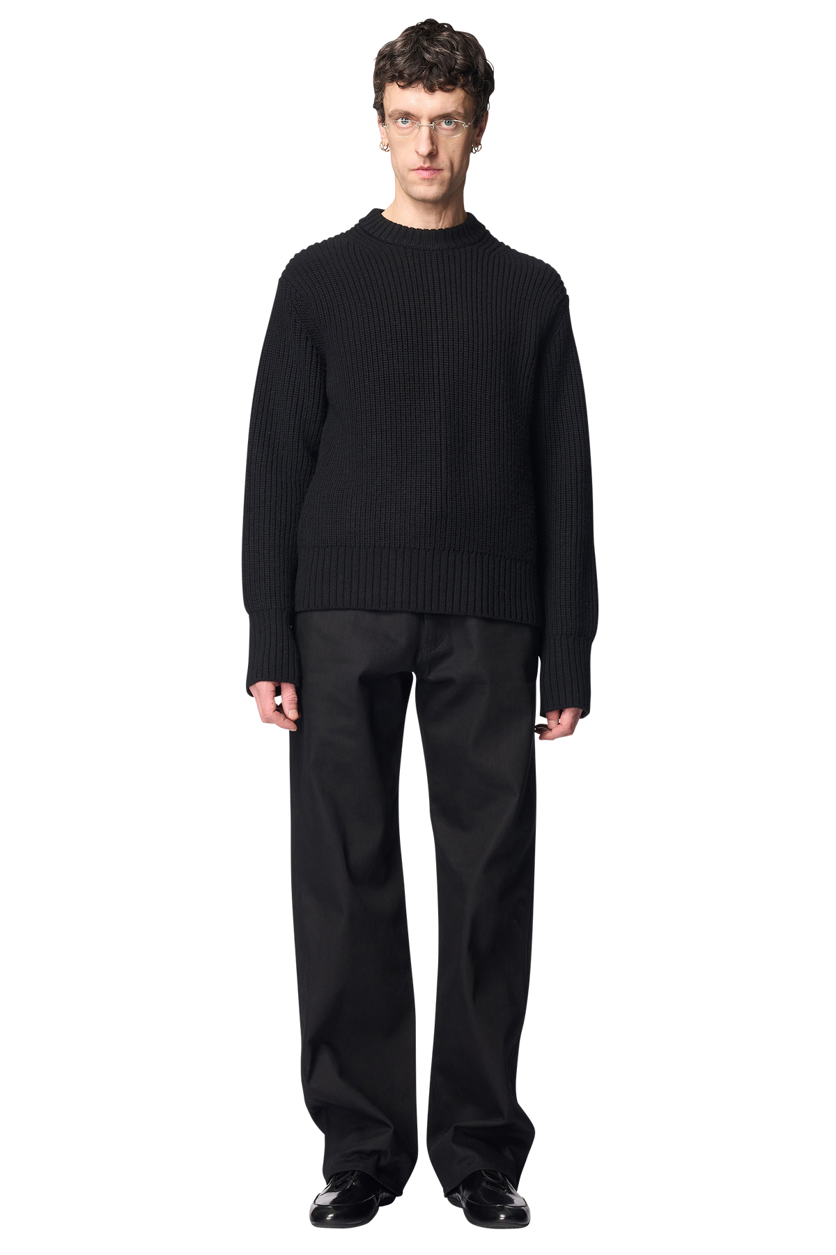 5 PKT TROUSERS / BLACK DENIM