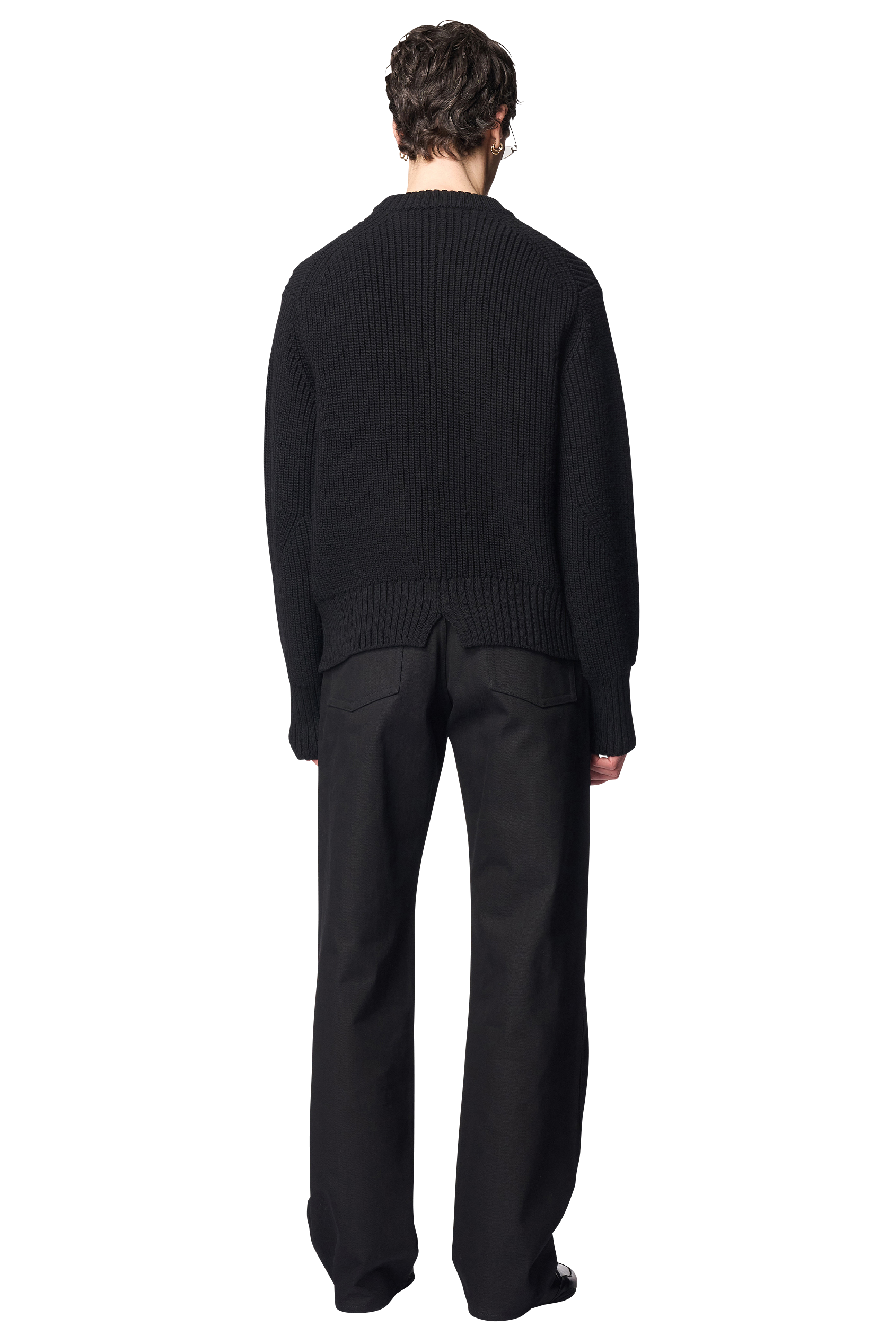 5 PKT TROUSERS / BLACK DENIM