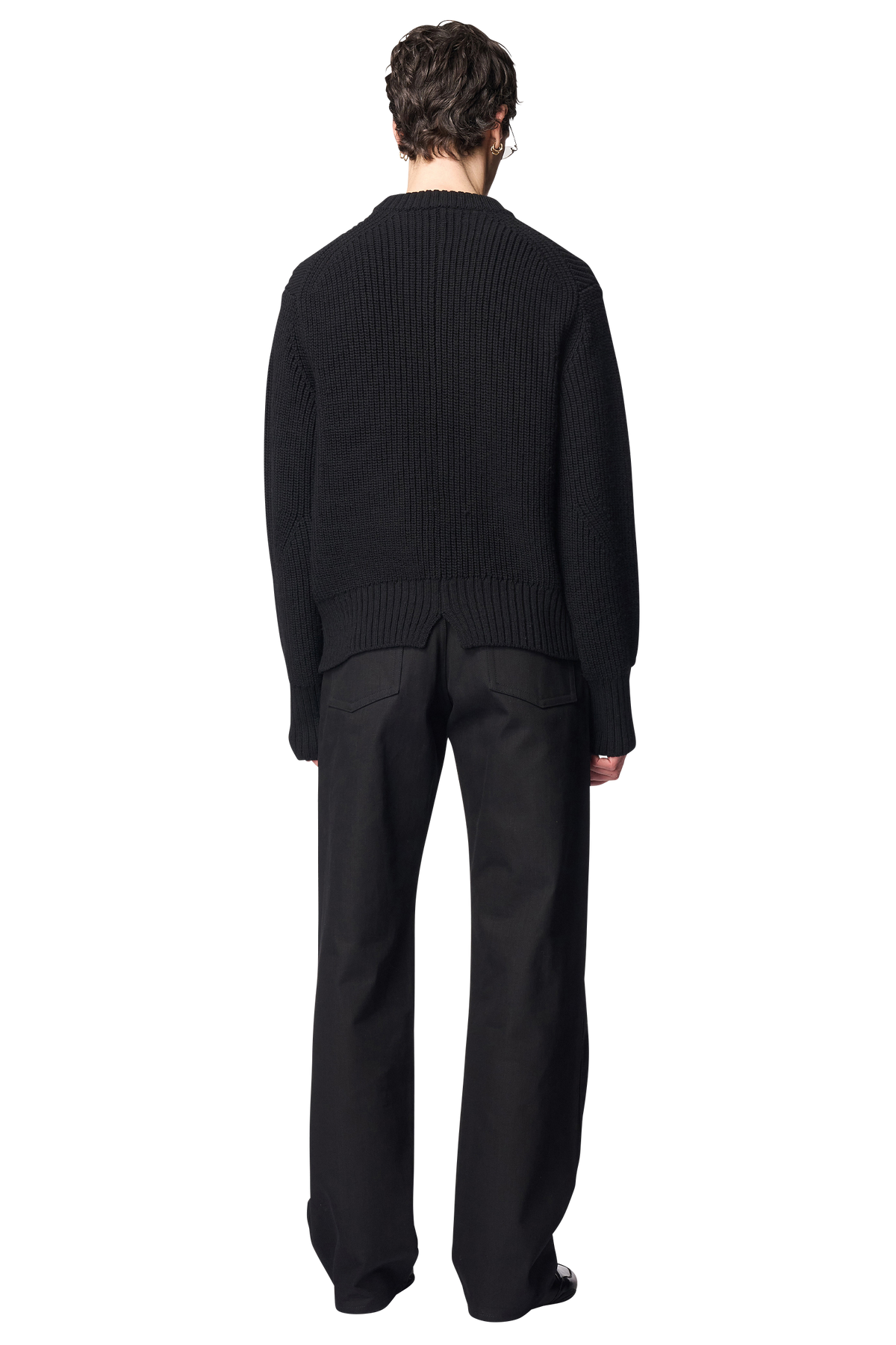 5 PKT TROUSERS / BLACK DENIM