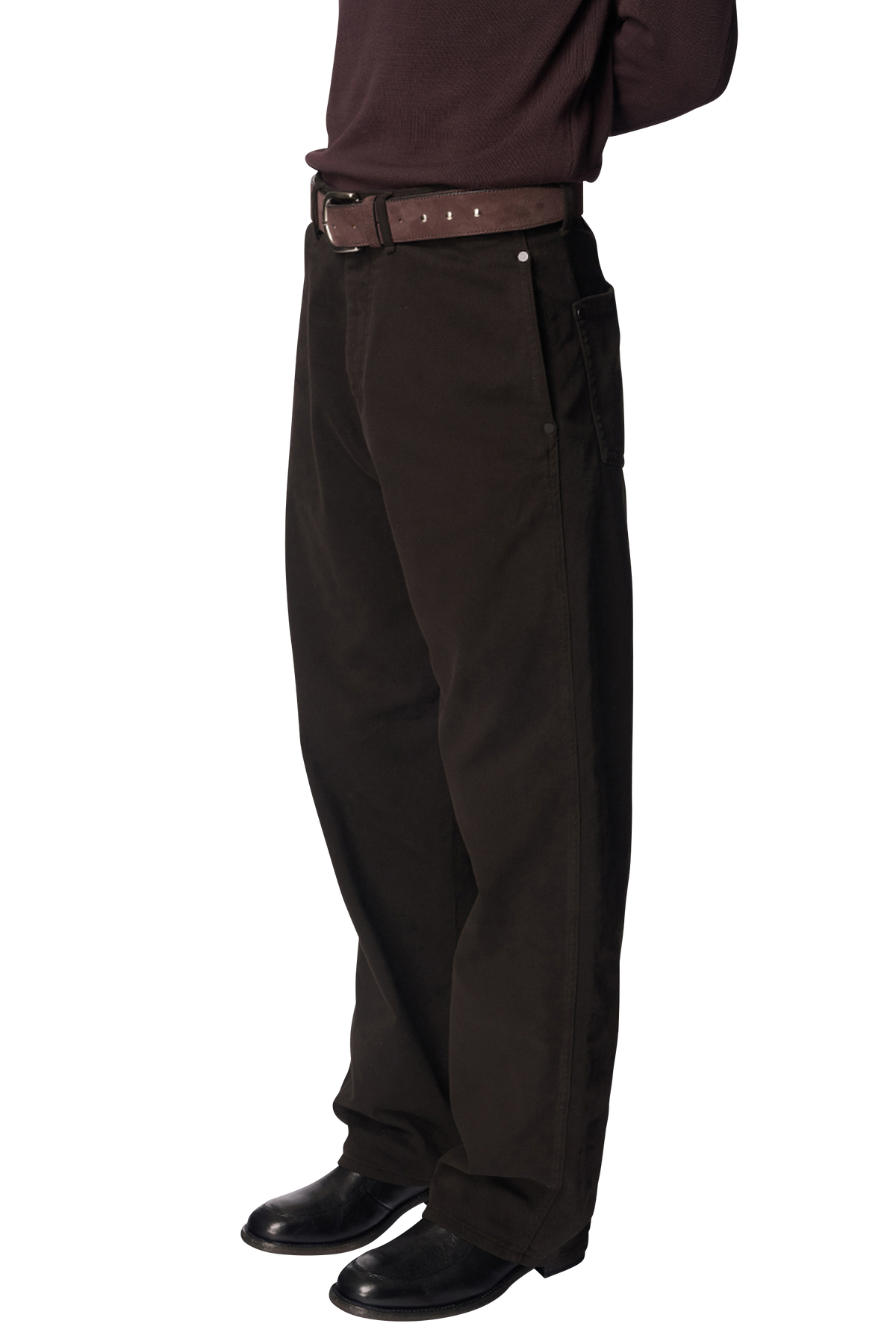 5 PKT TROUSERS / GARMENT DYE COTTON TWILL