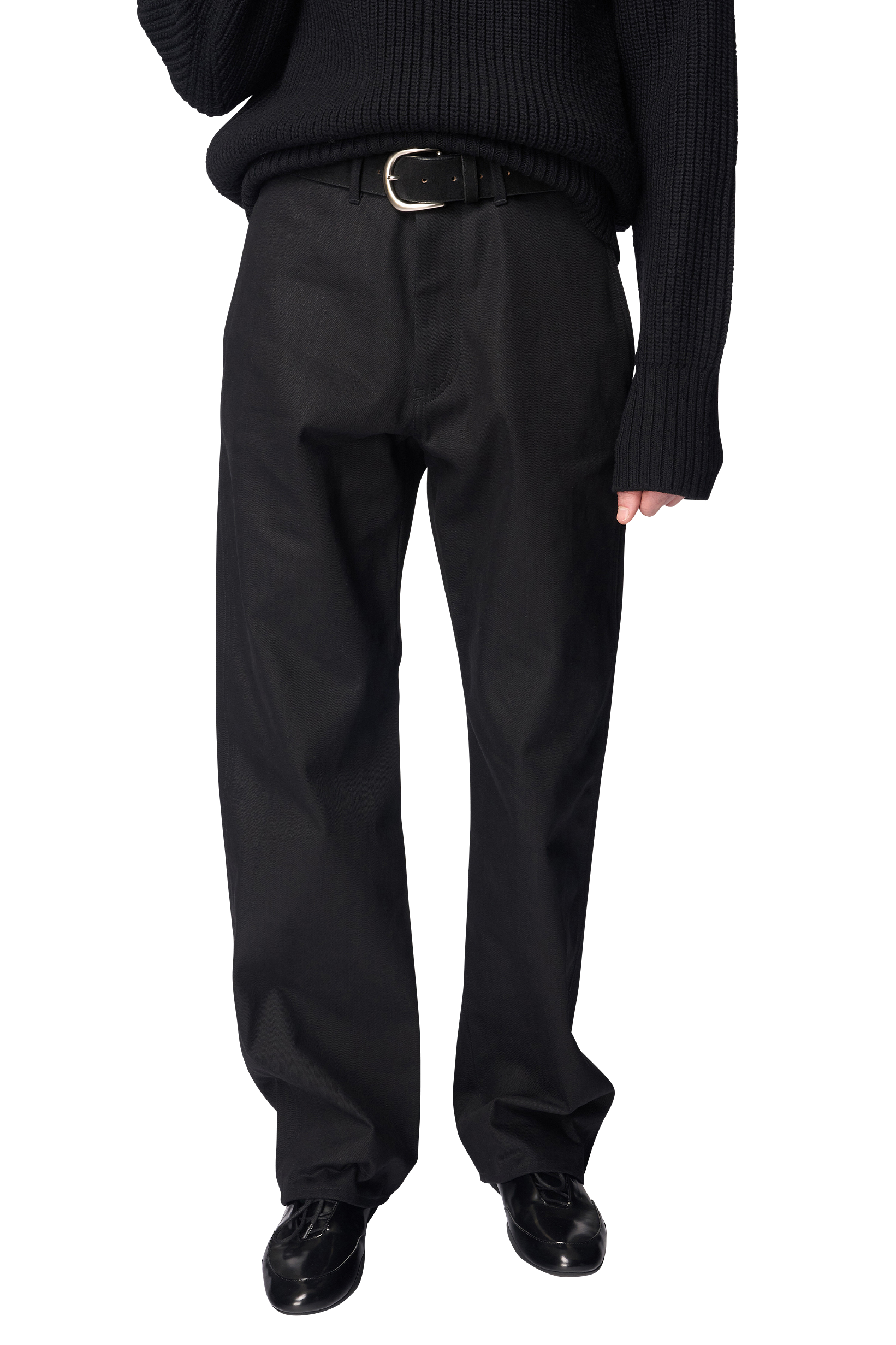 5 PKT TROUSERS / BLACK DENIM