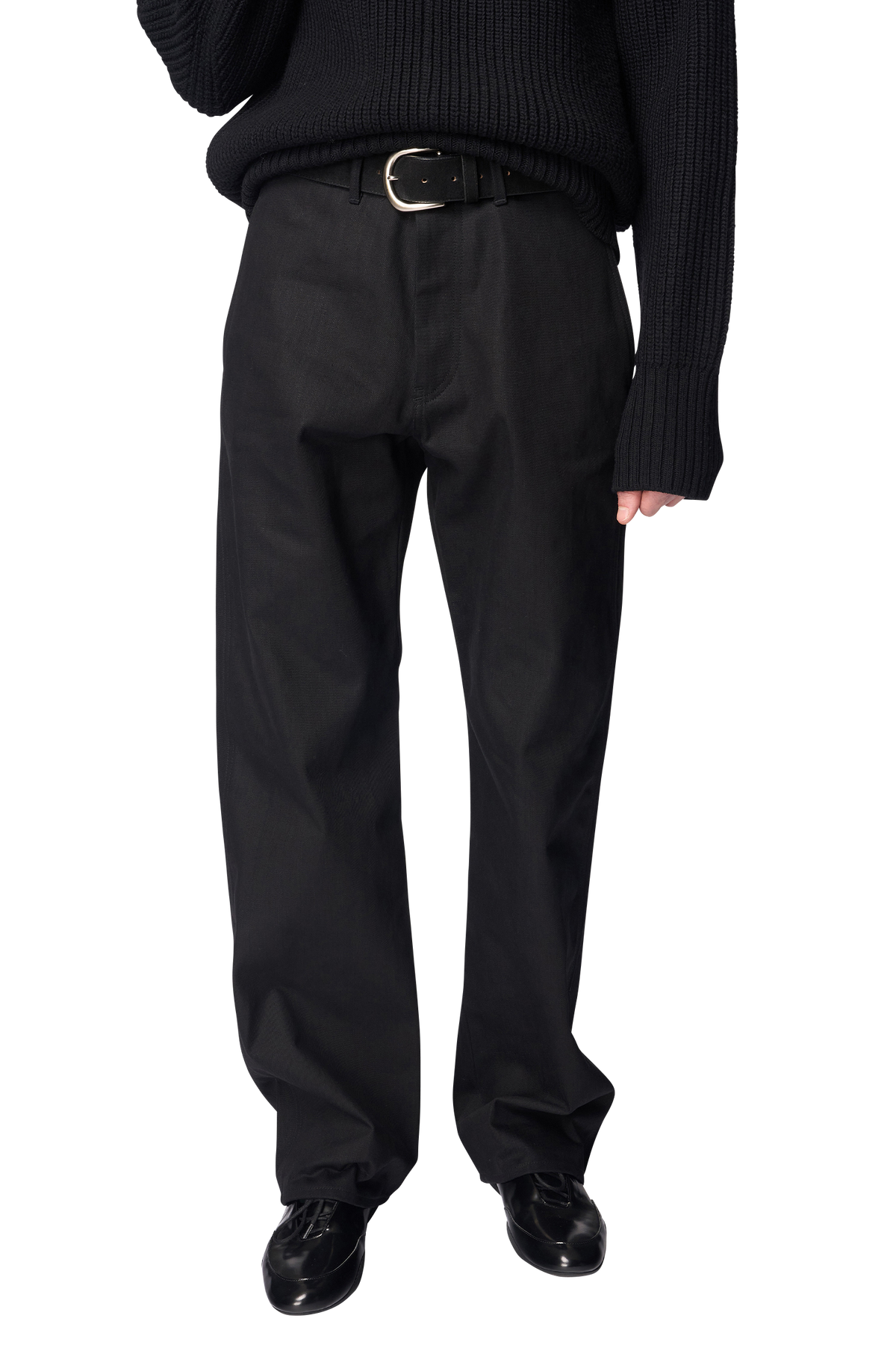 5 PKT TROUSERS / BLACK DENIM