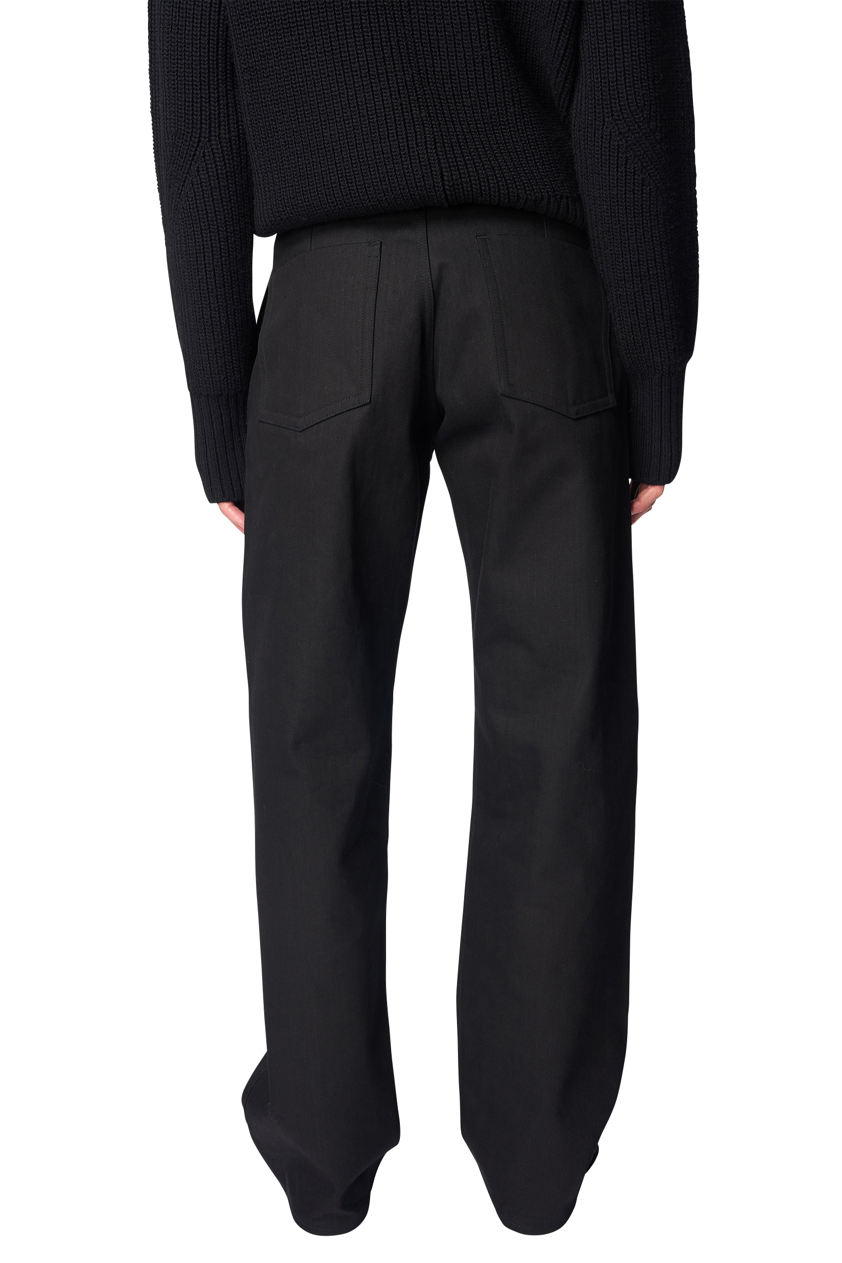 5 PKT TROUSERS / BLACK DENIM