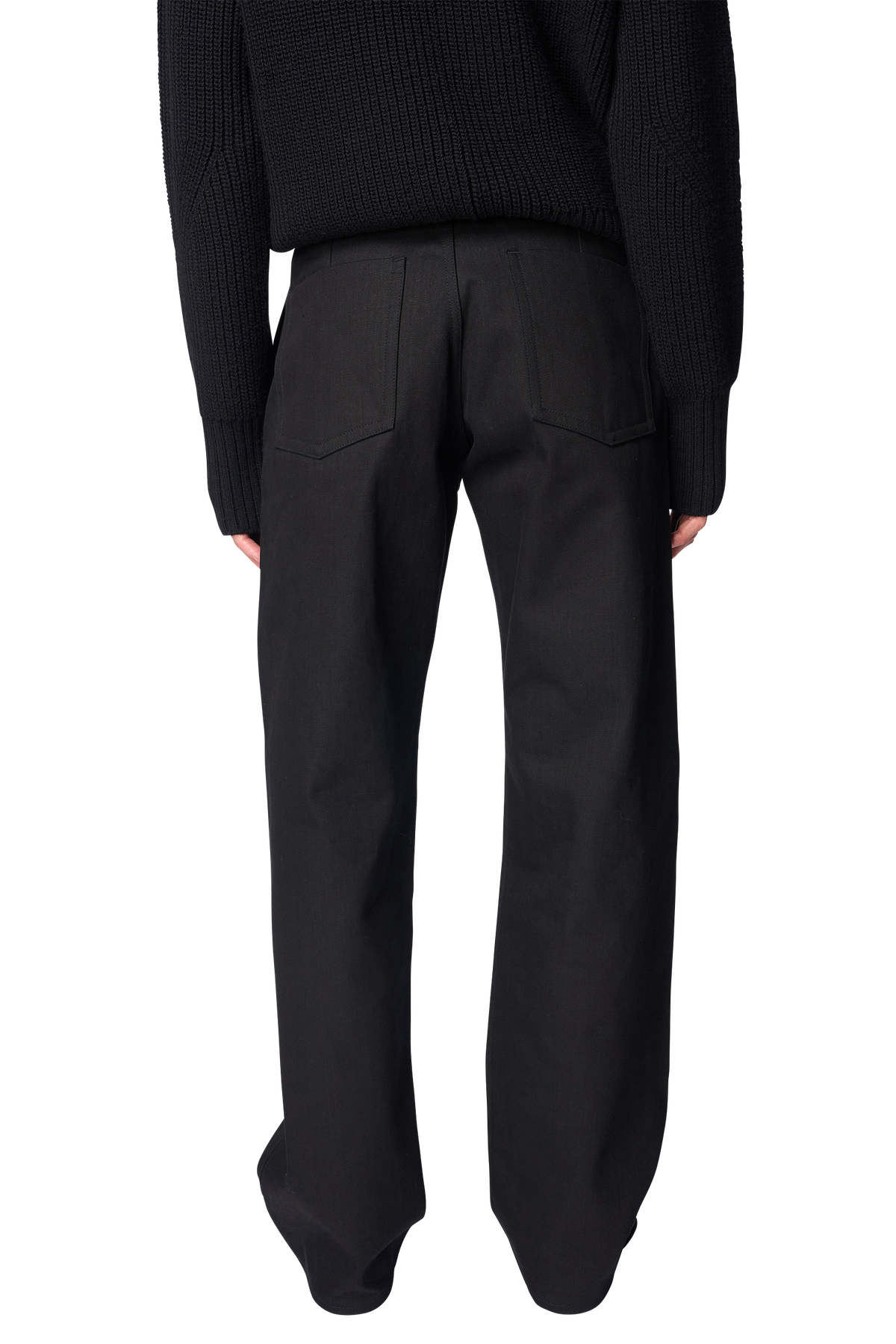 5 PKT TROUSERS / BLACK DENIM