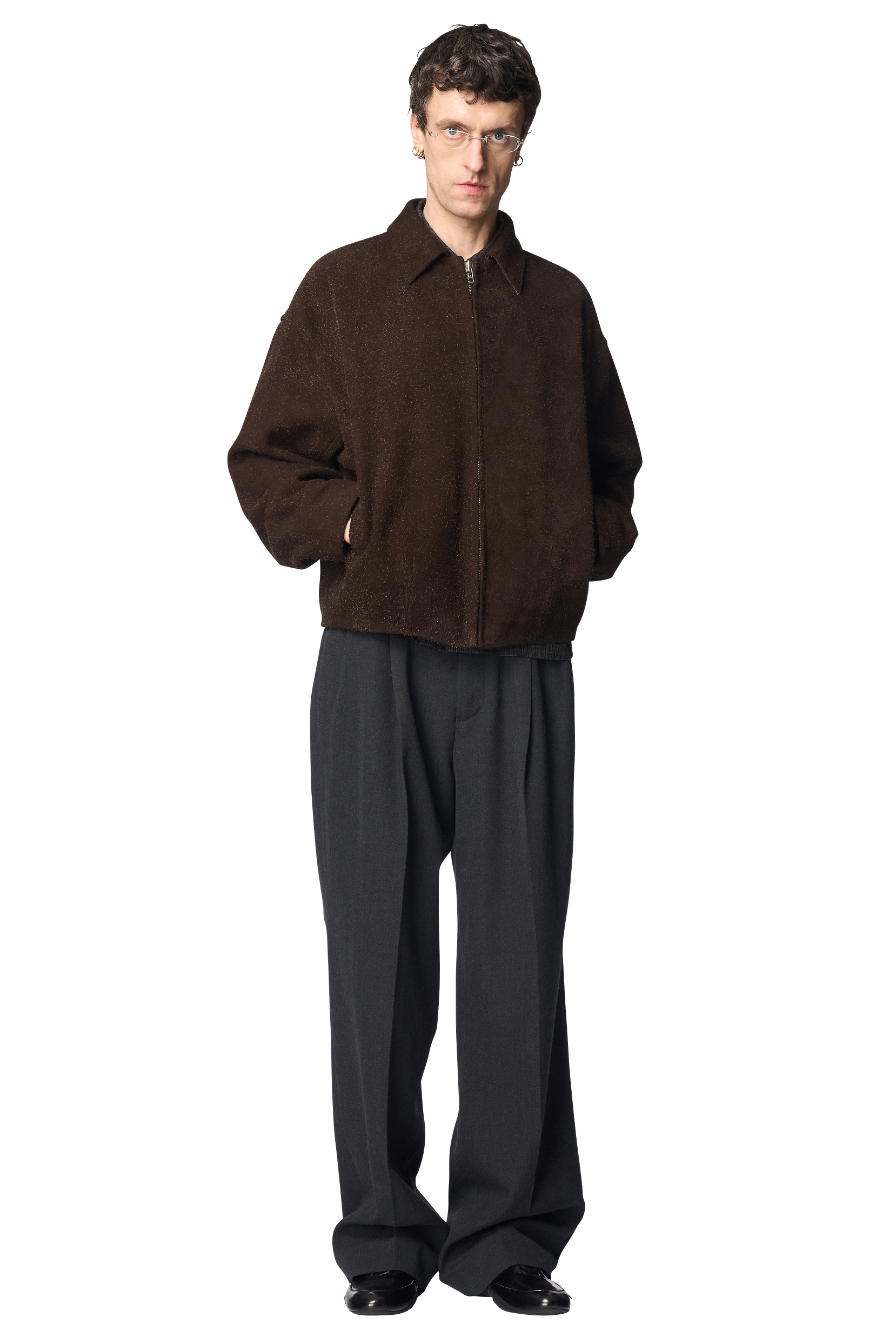 BUD BLOUSON / ANGORA SUEDE