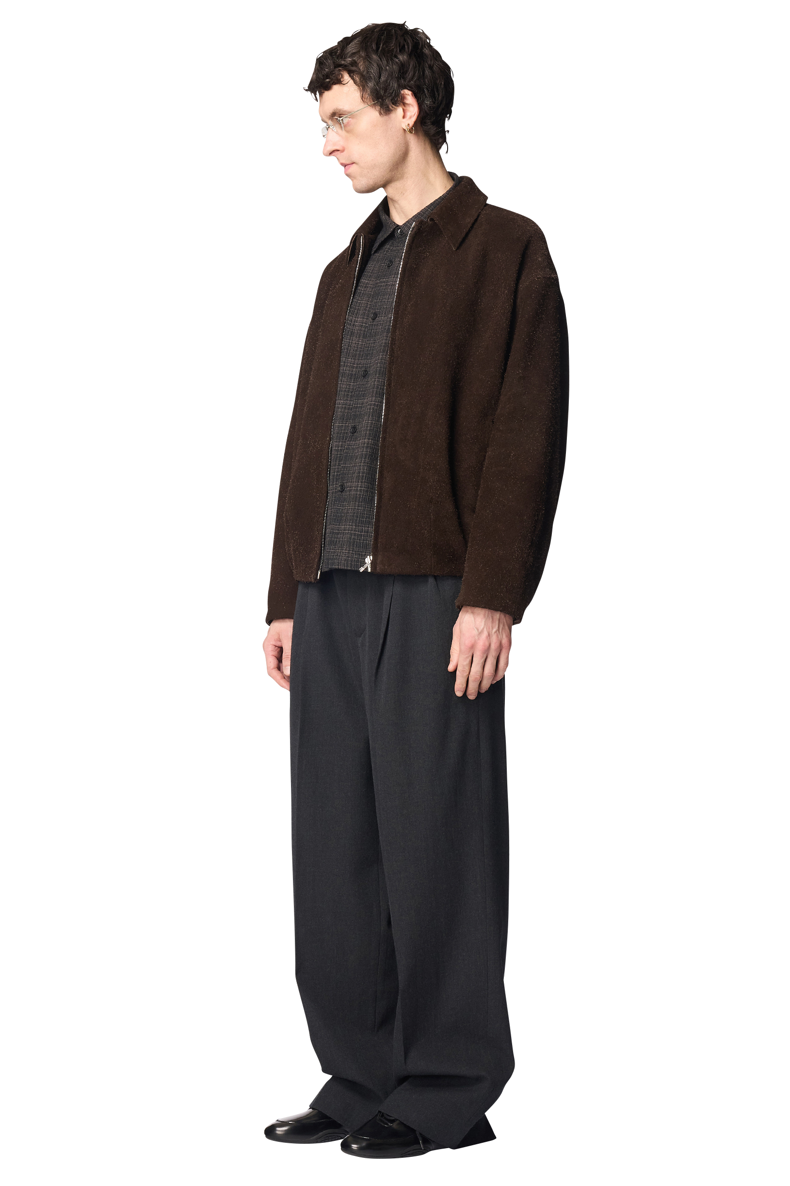 BUD BLOUSON / ANGORA SUEDE