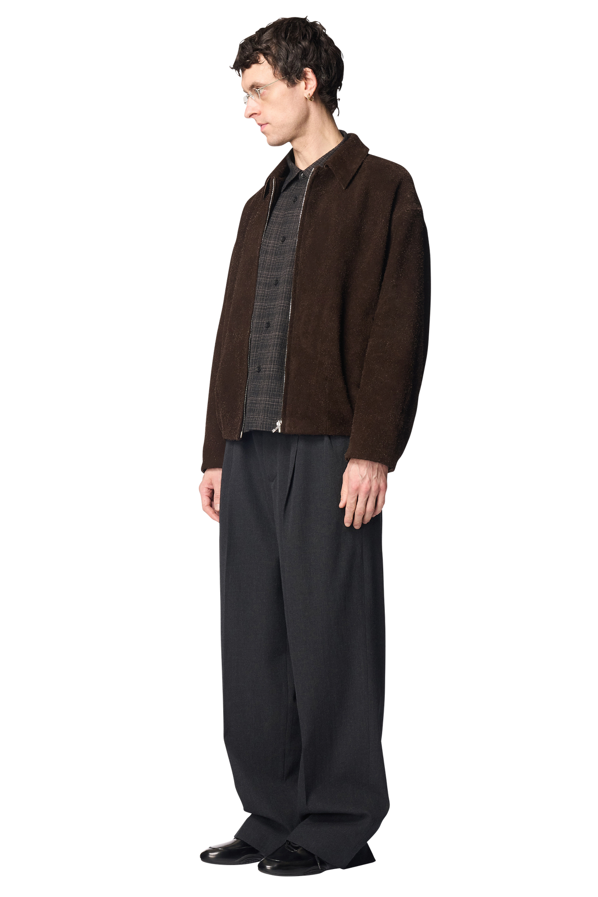 BUD BLOUSON / ANGORA SUEDE