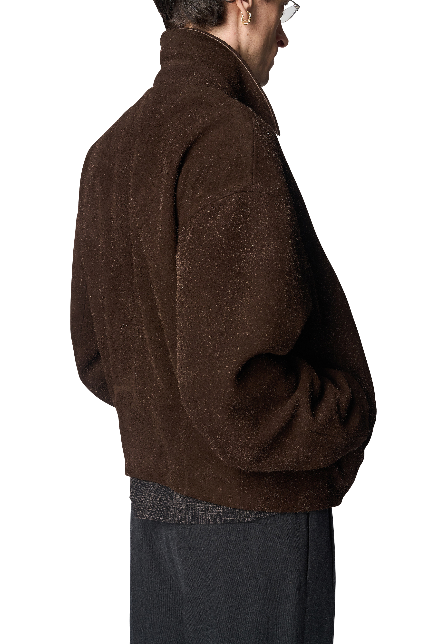 BUD BLOUSON / ANGORA SUEDE