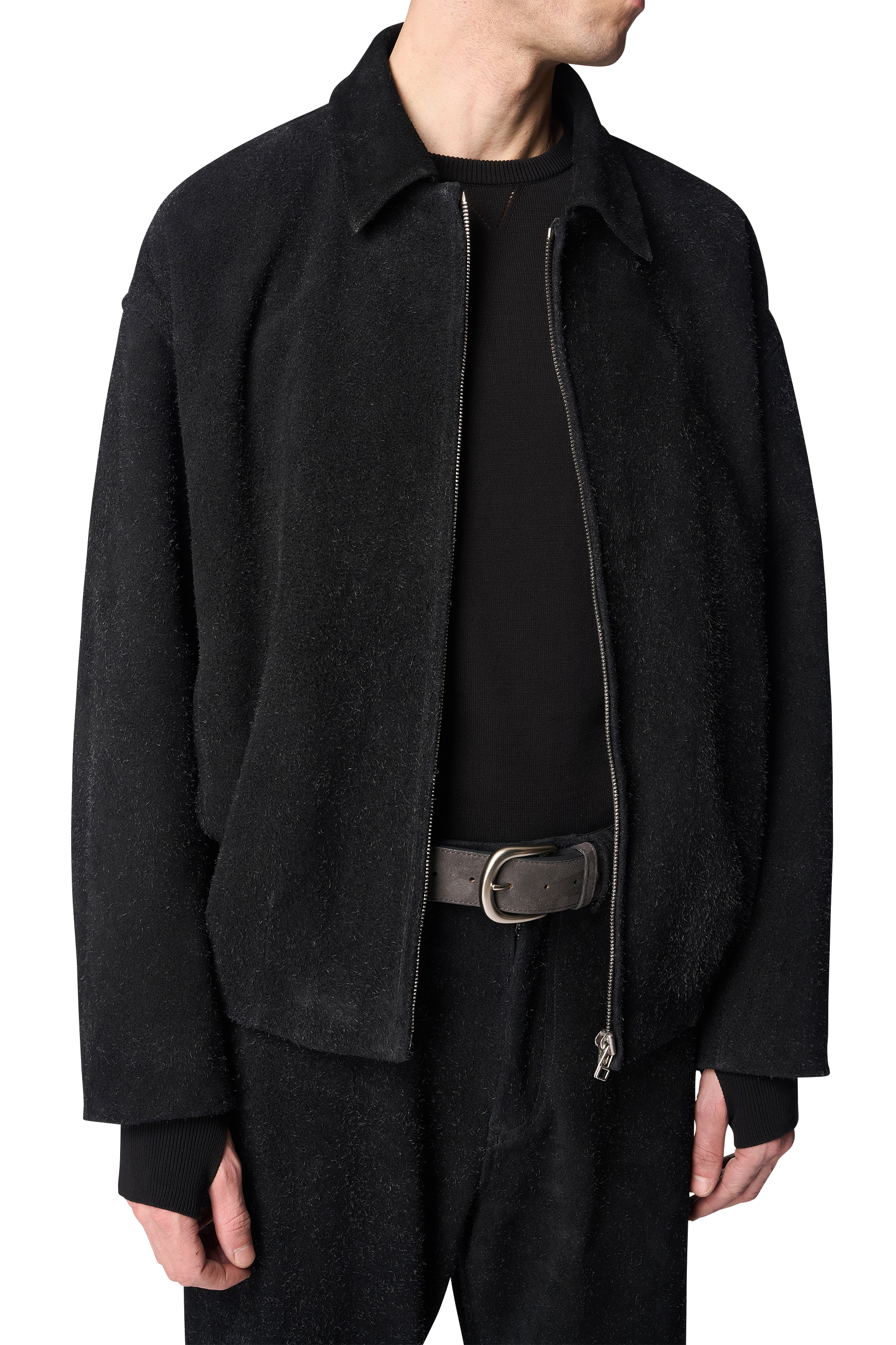 BUD BLOUSON / ANGORA SUEDE