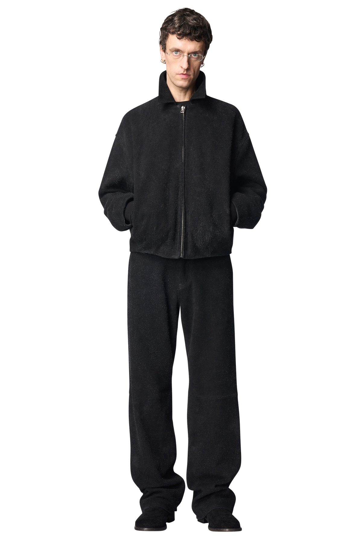 BUD BLOUSON / ANGORA SUEDE