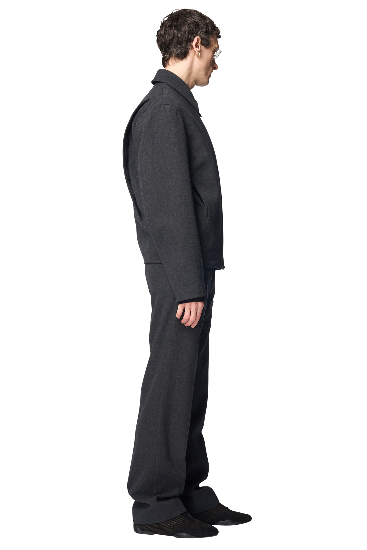 COCOON BLOUSON / WOOL GABARDINE