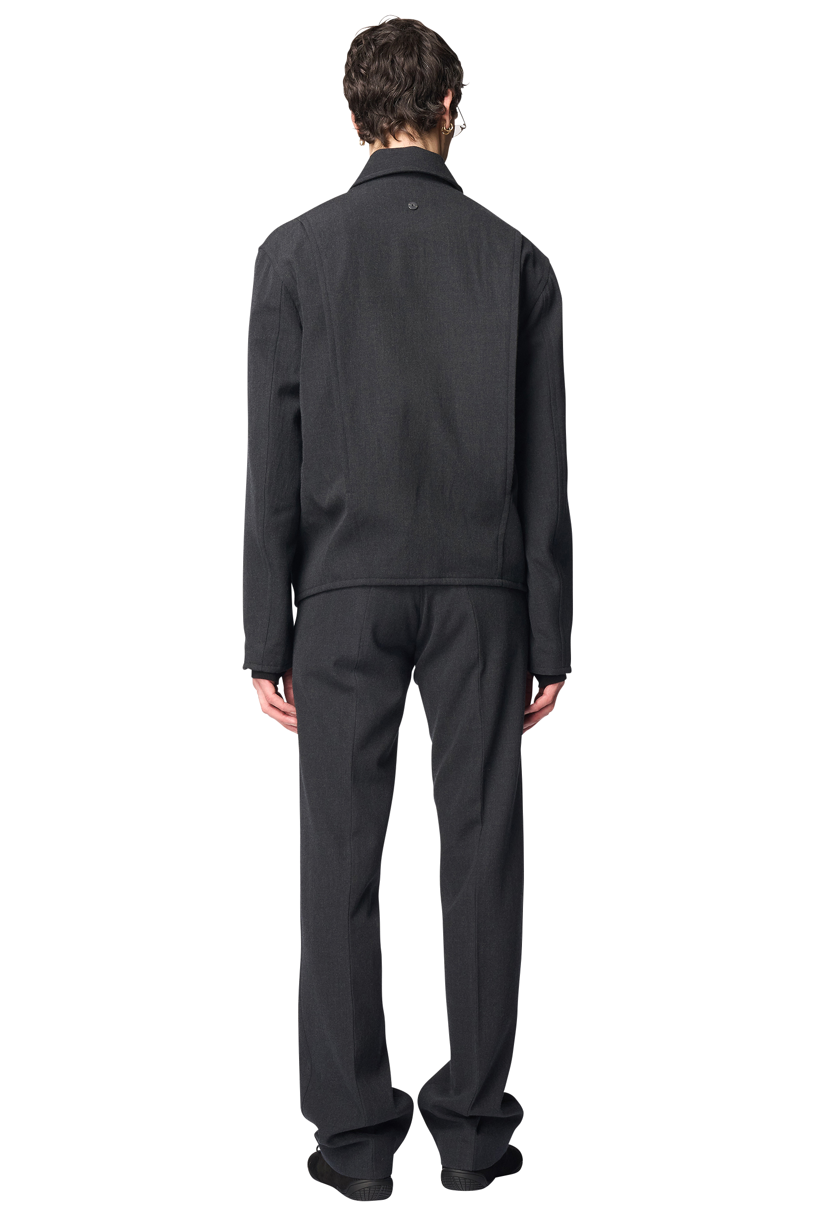 COCOON BLOUSON / WOOL GABARDINE