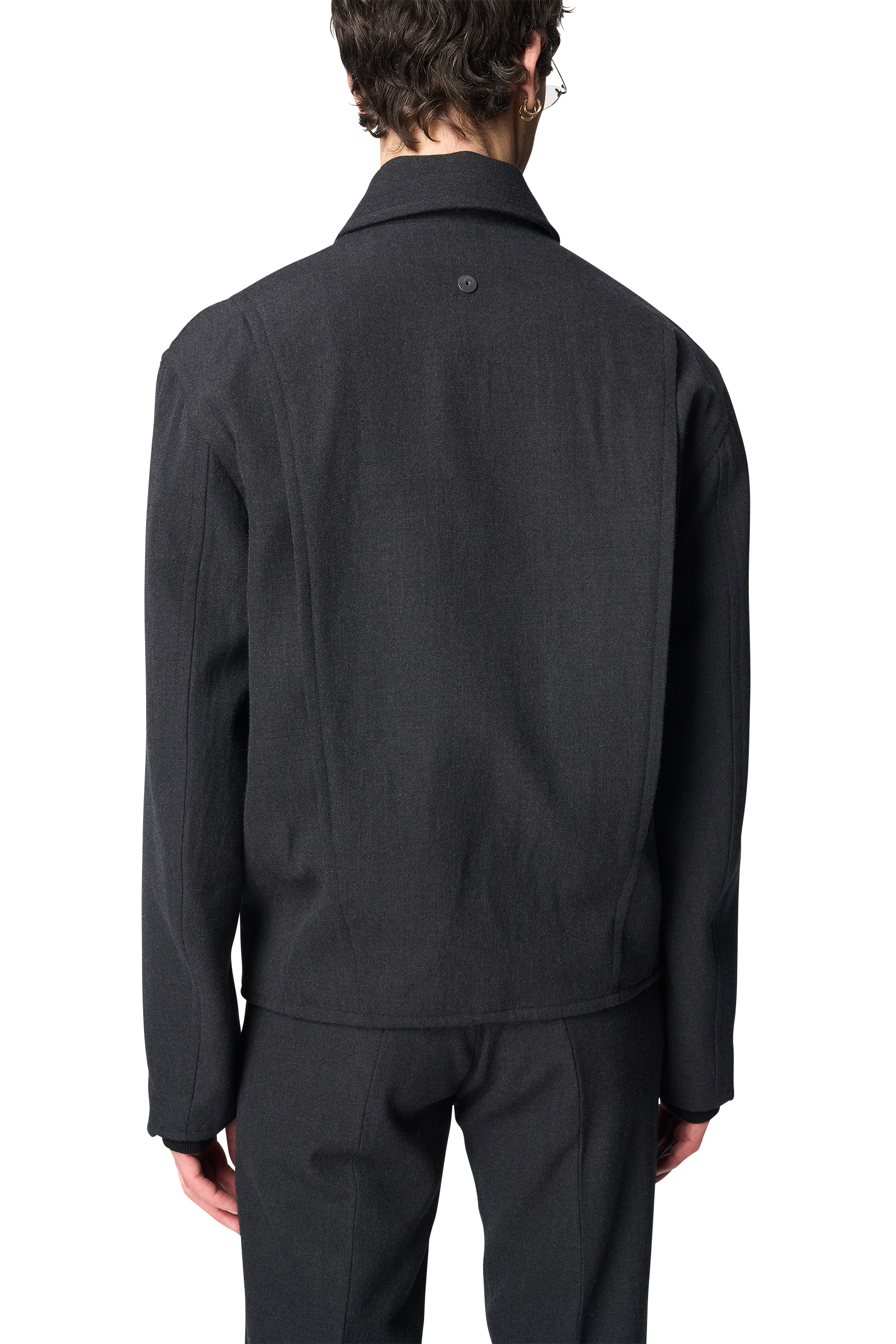 COCOON BLOUSON / WOOL GABARDINE