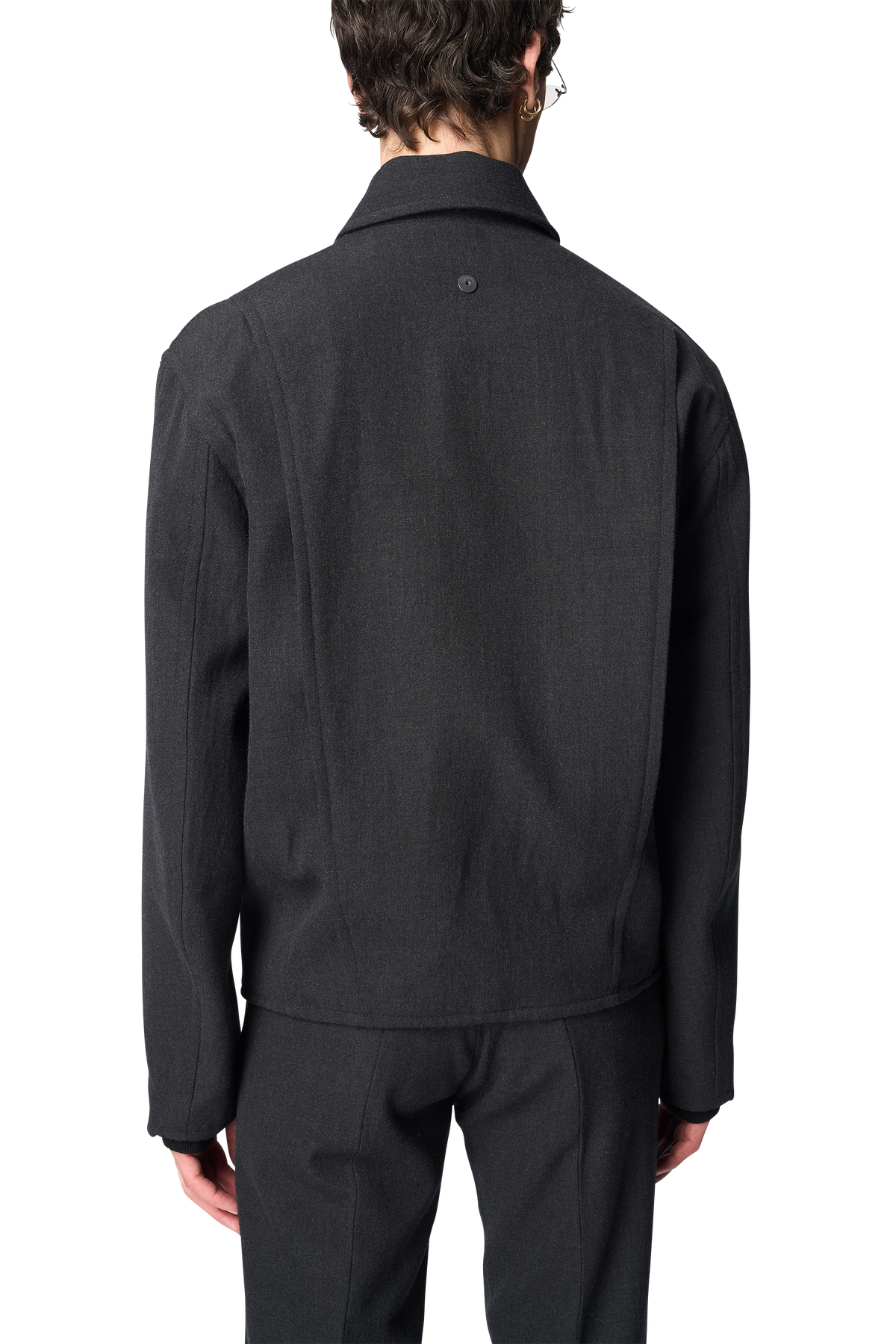 COCOON BLOUSON / WOOL GABARDINE