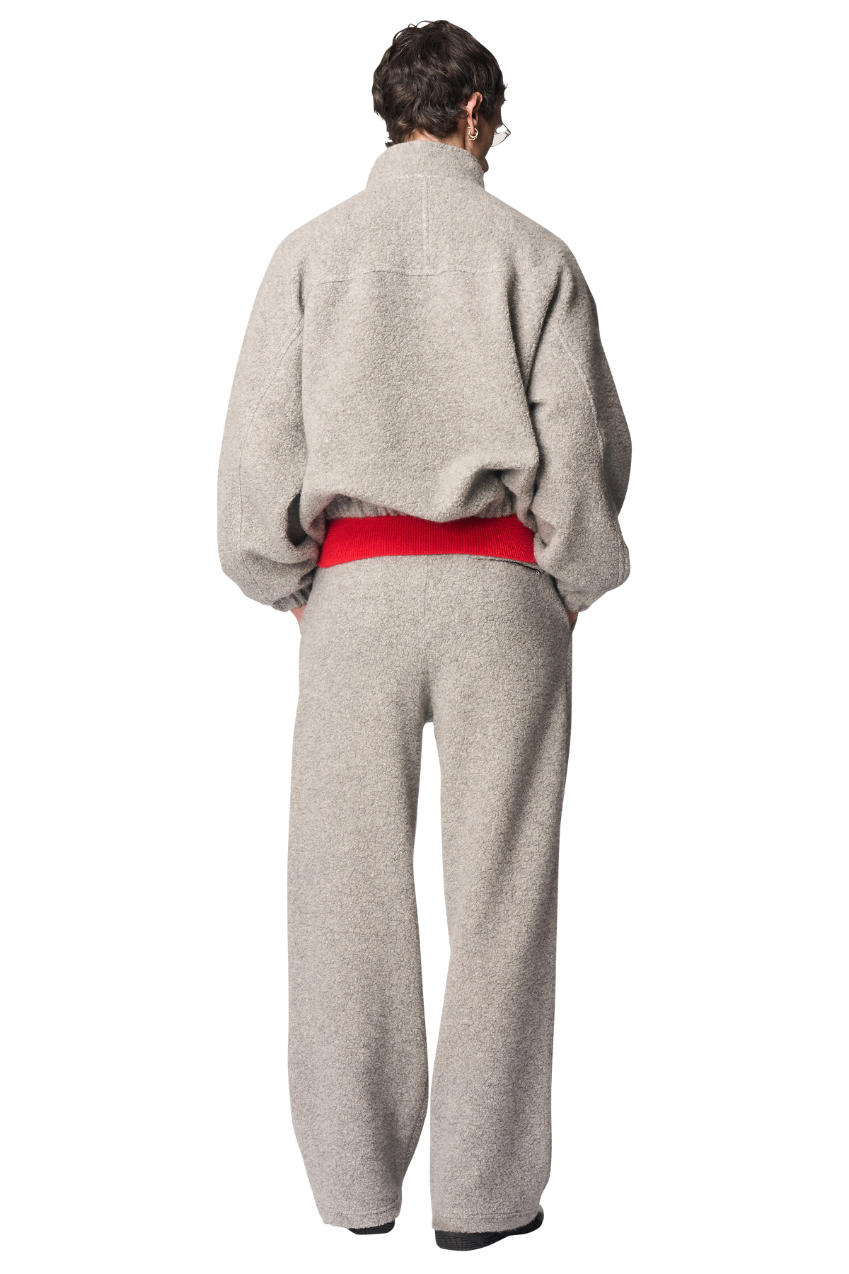 HALF ZIP PULLOVER / WOOL LOOP PILE