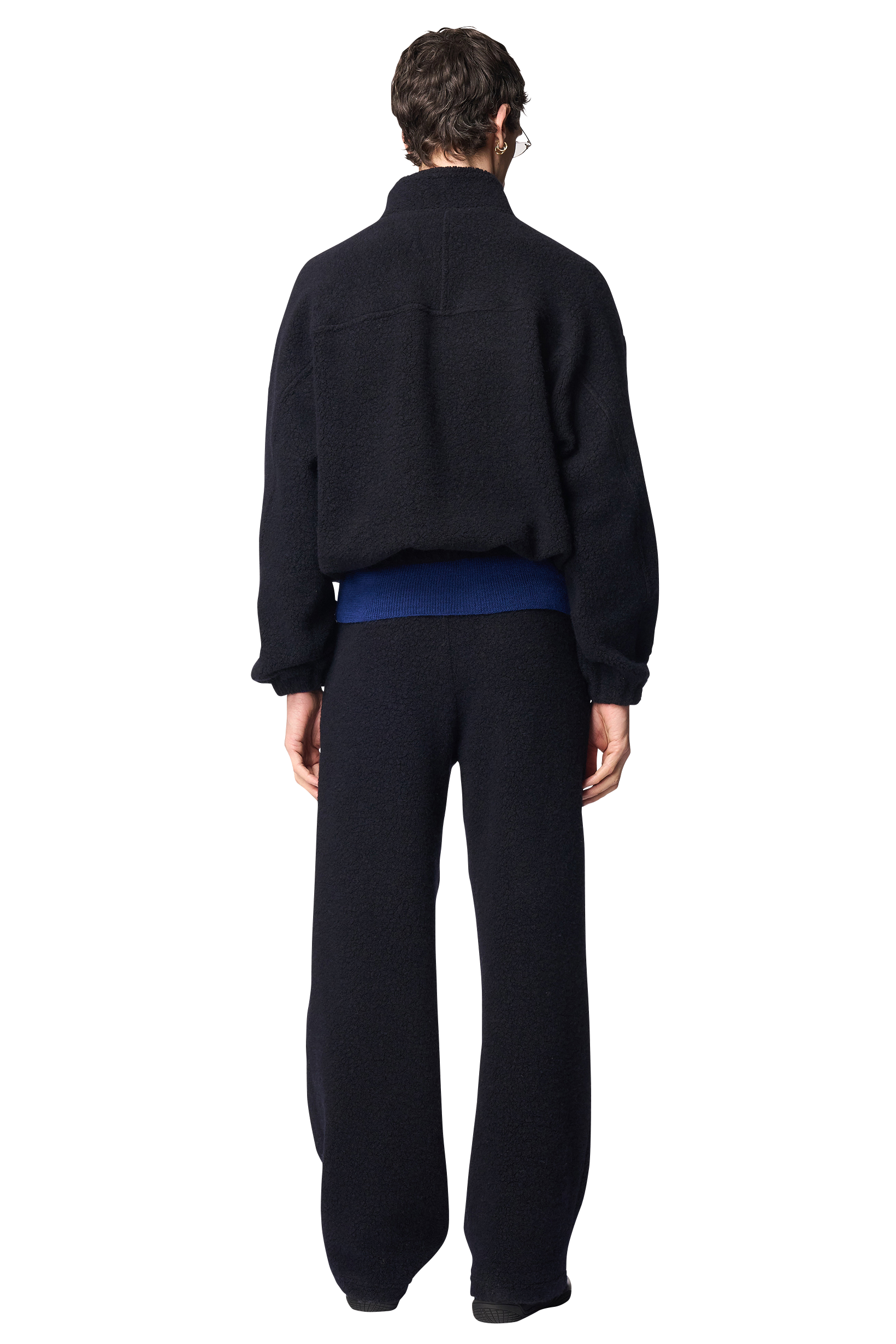 HALF ZIP PULLOVER / WOOL LOOP PILE