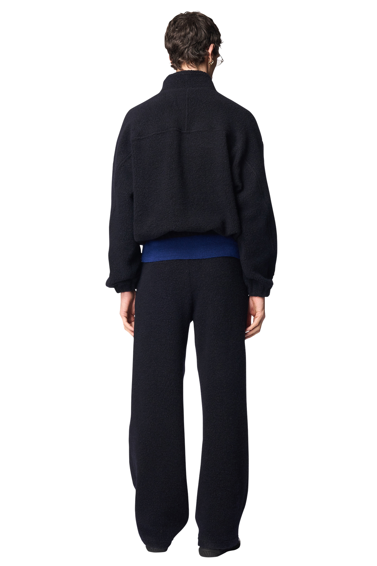 HALF ZIP PULLOVER / WOOL LOOP PILE