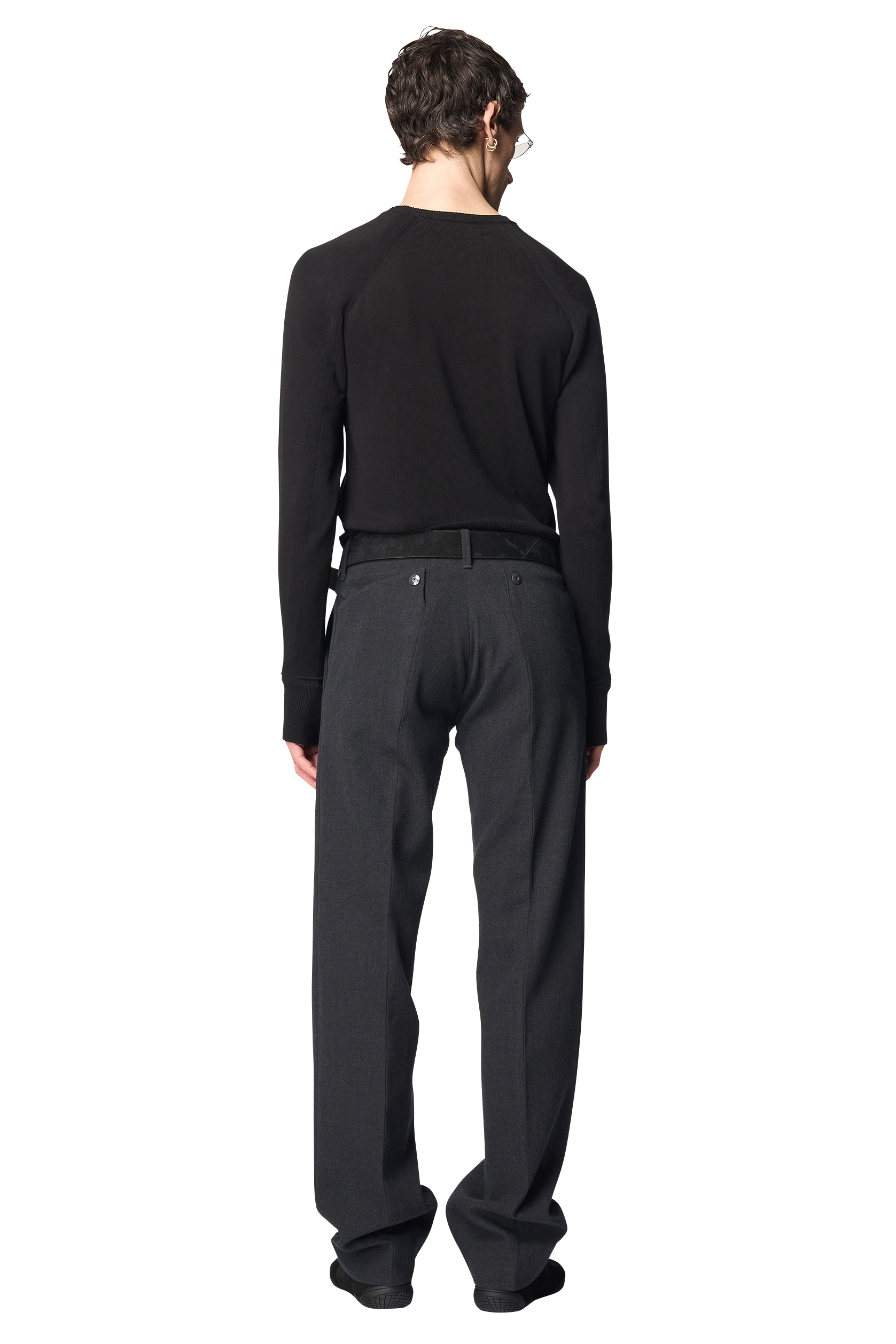 NUIT SLIM TROUSERS / WOOL GABARDINE