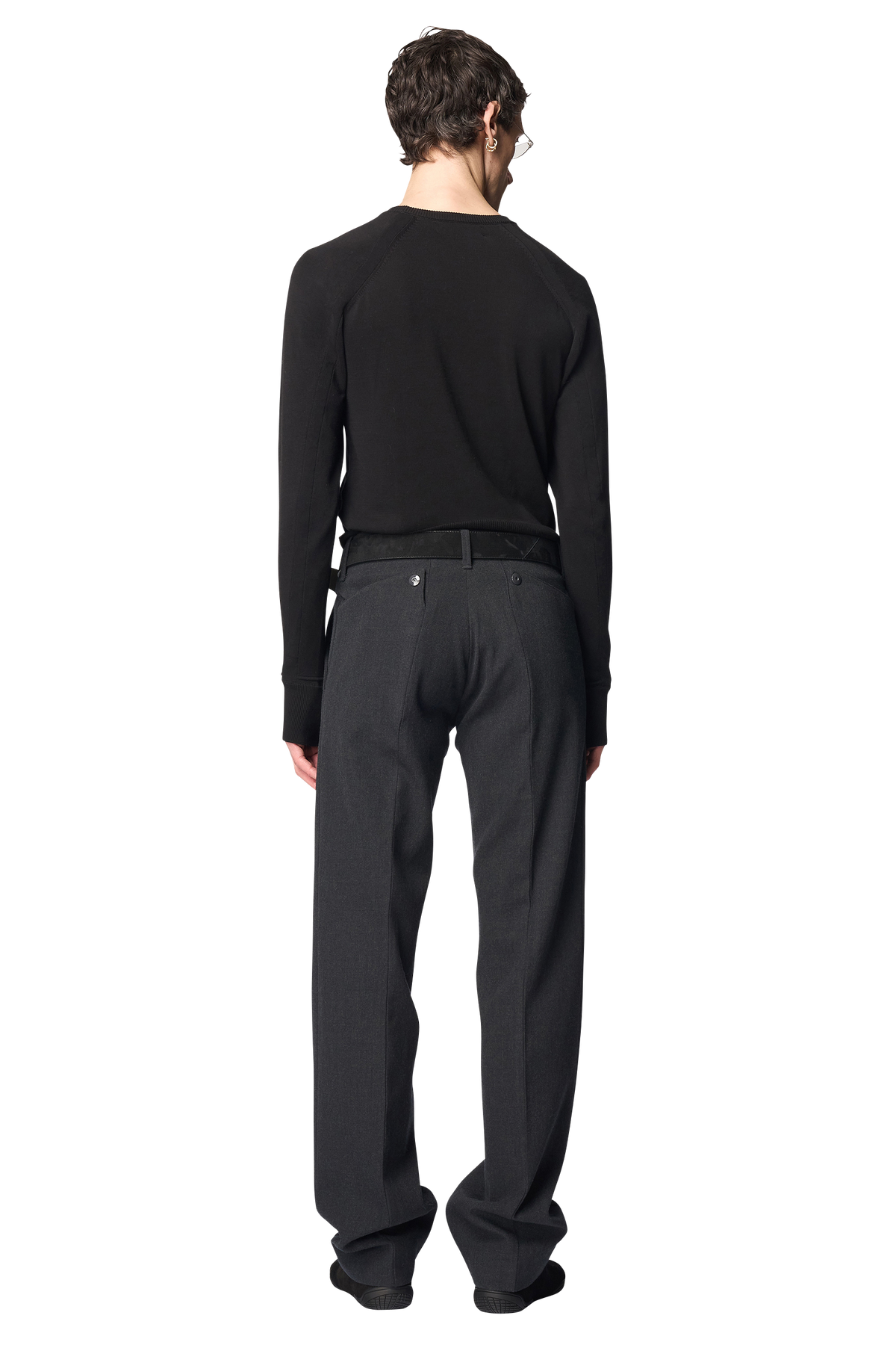 NUIT SLIM TROUSERS / WOOL GABARDINE