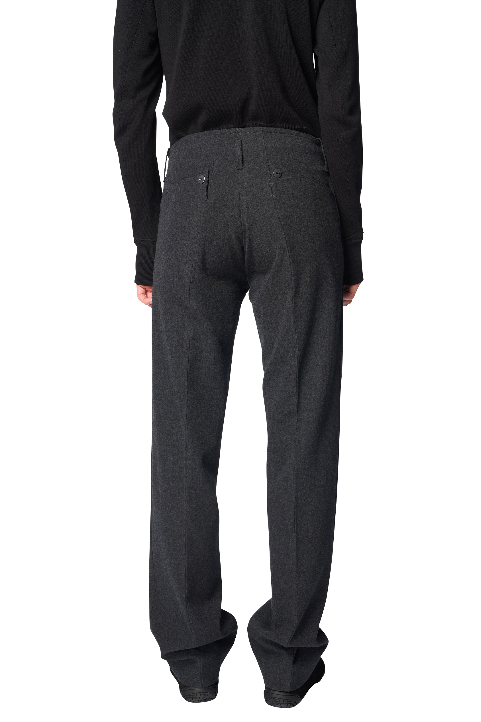NUIT SLIM TROUSERS / WOOL GABARDINE