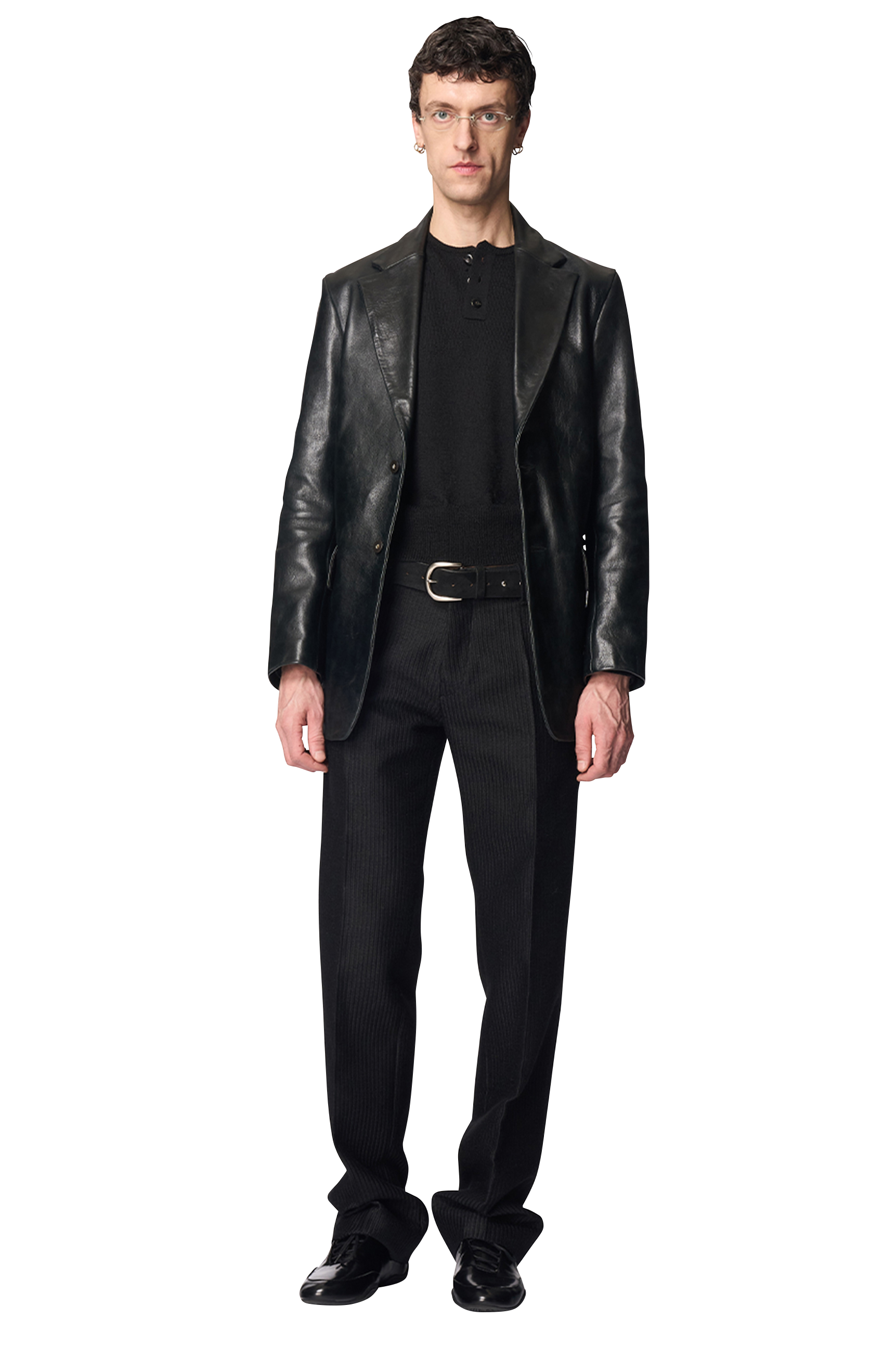 NUR TAILORED JACKET / HORSE LEATHER