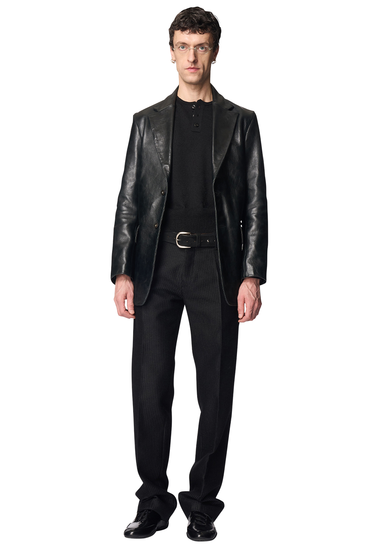 NUR TAILORED JACKET / HORSE LEATHER