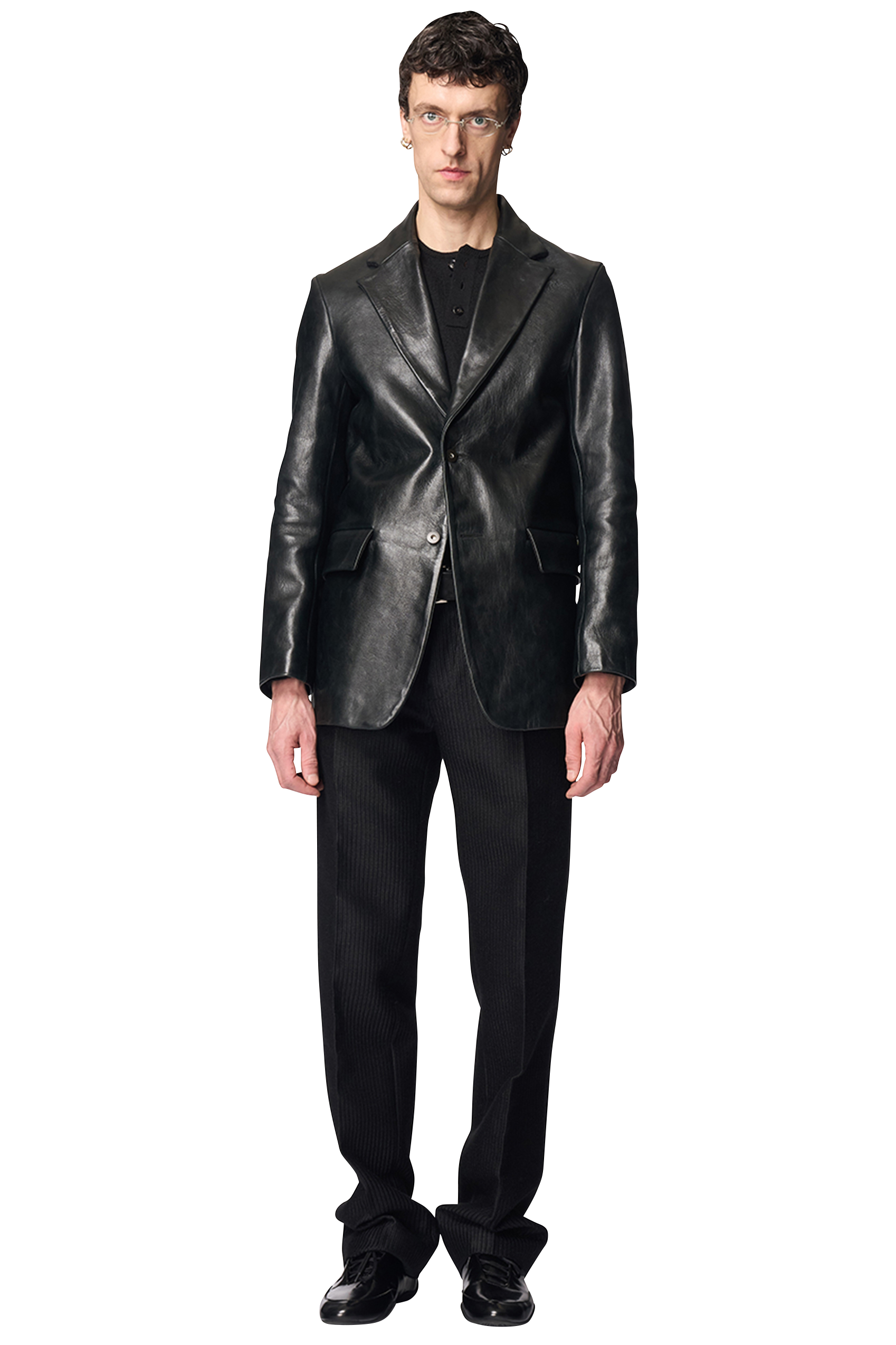 NUR TAILORED JACKET / HORSE LEATHER