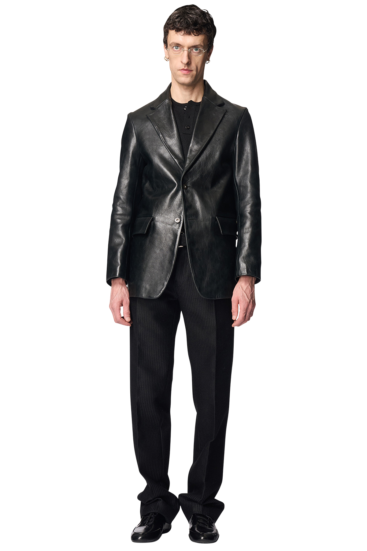 NUR TAILORED JACKET / HORSE LEATHER