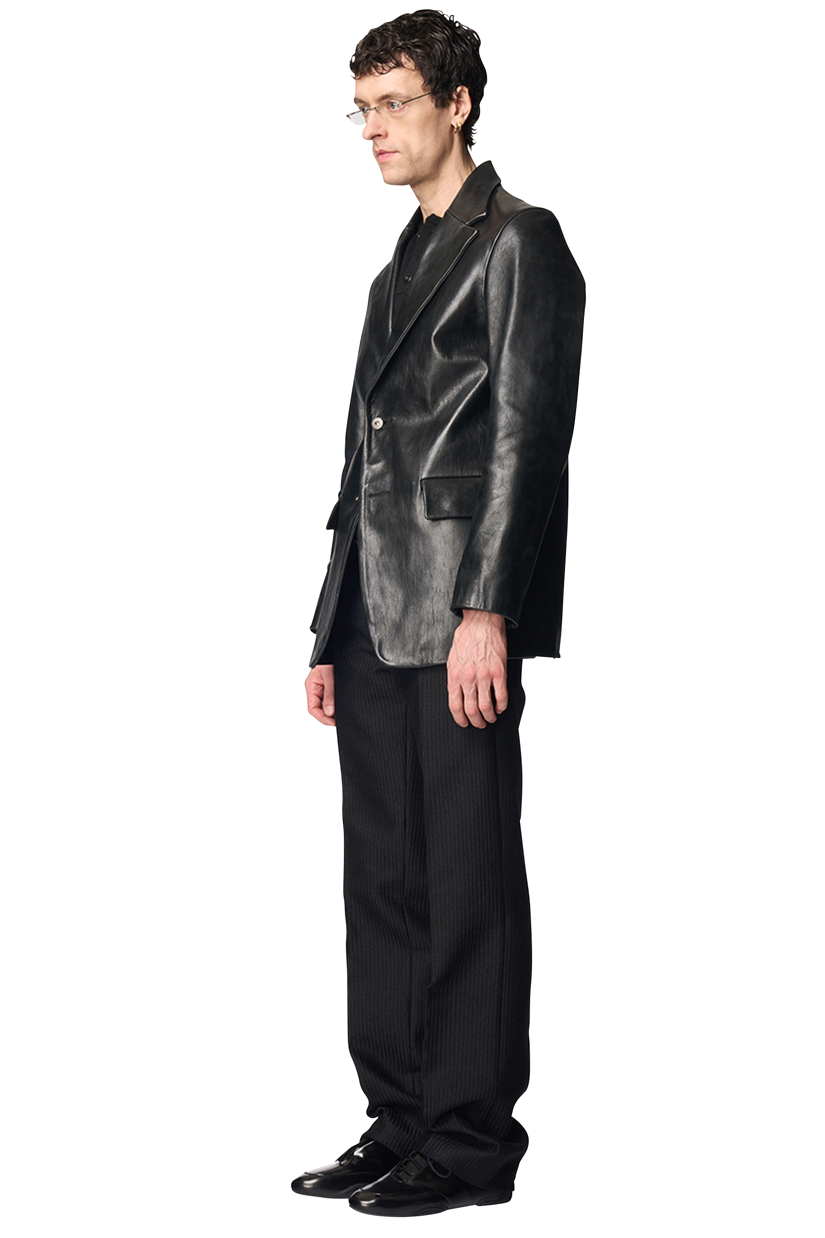 NUR TAILORED JACKET / HORSE LEATHER