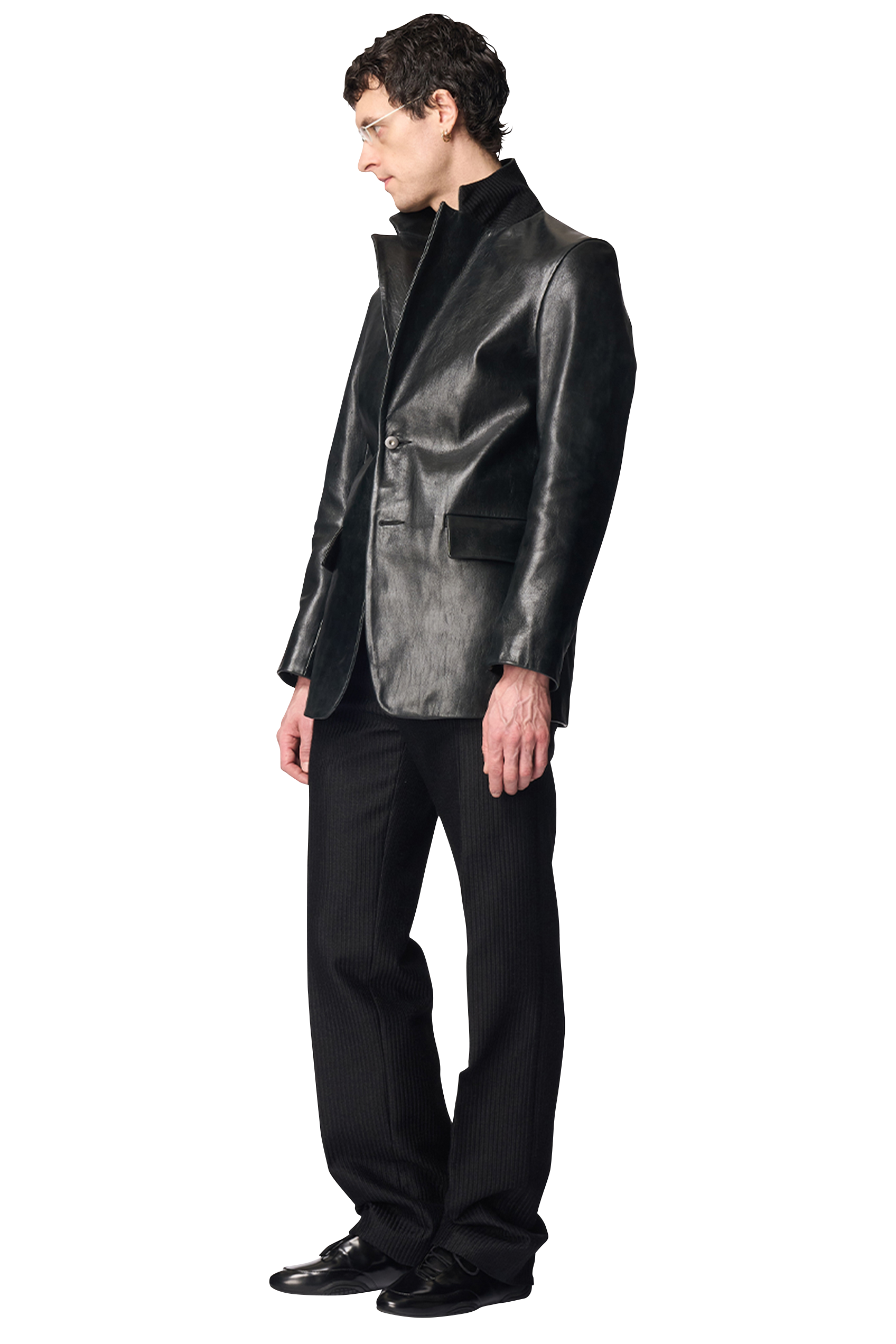 NUR TAILORED JACKET / HORSE LEATHER